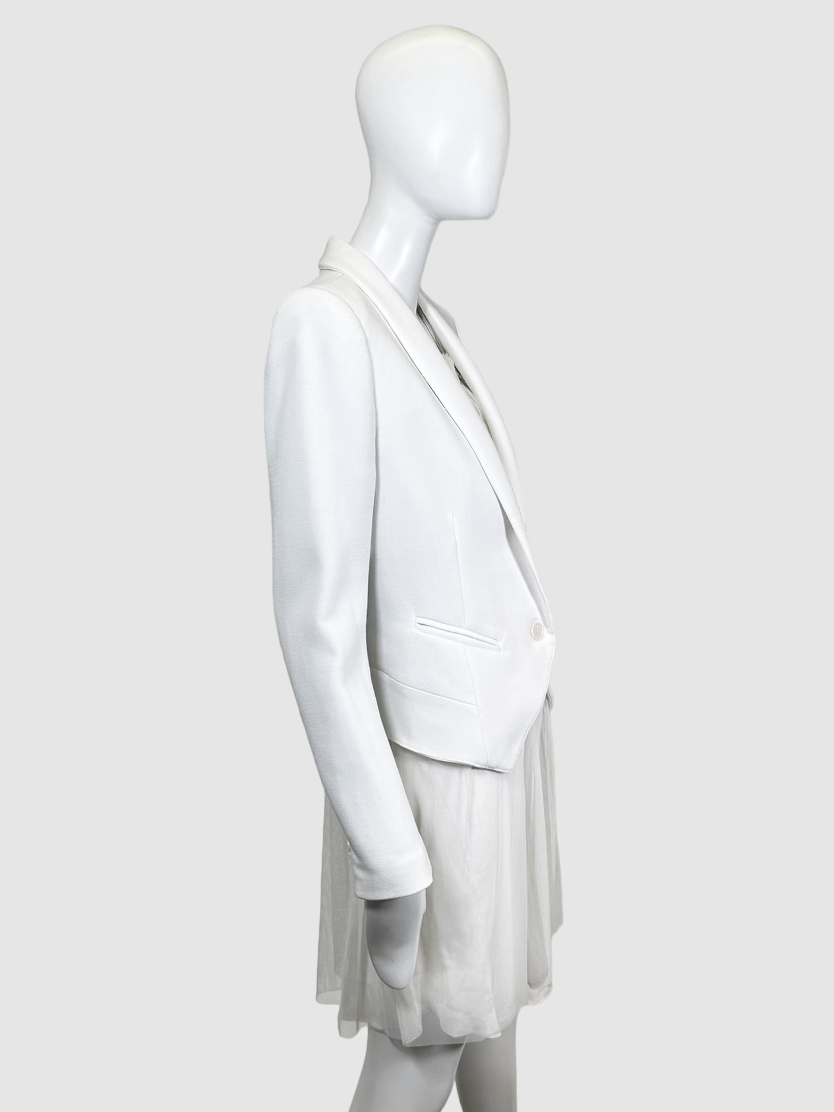 Smythe Single-Breasted Blazer - Size 6