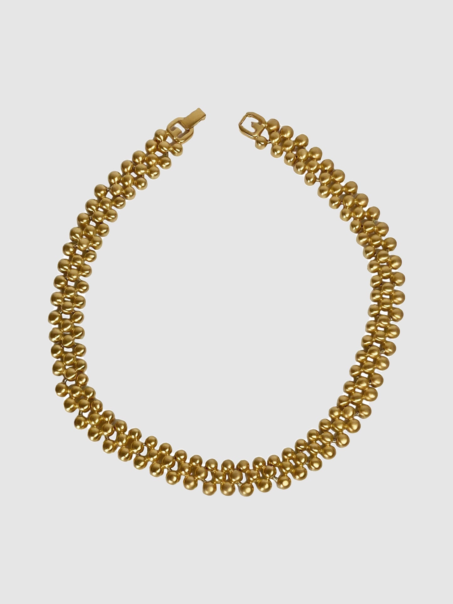 Vintage Bead Row Necklace