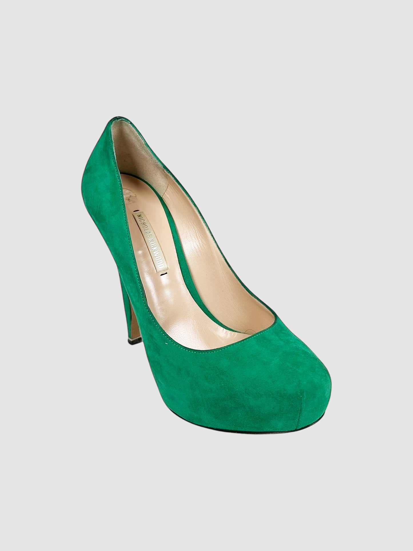 Suede Pumps
