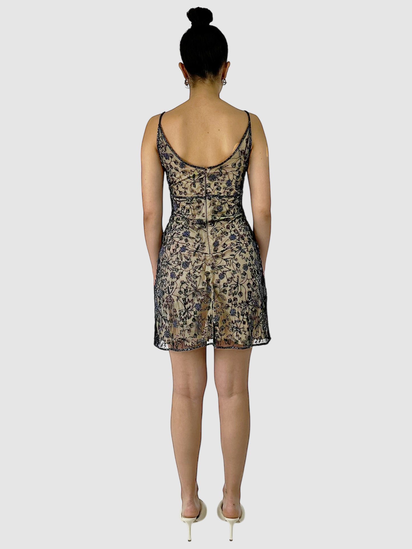 Beaded Floral Dress