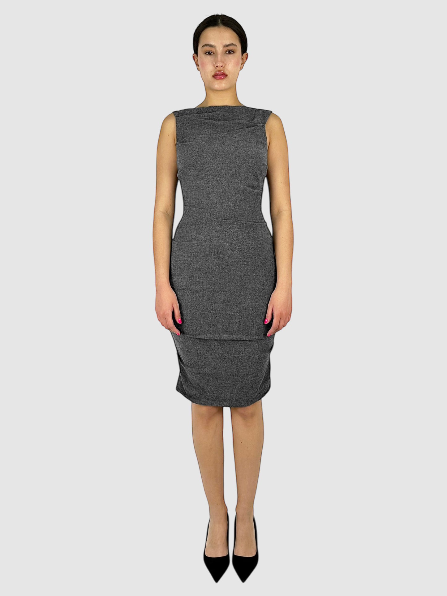 Sleeveless Midi Dress - Size 6