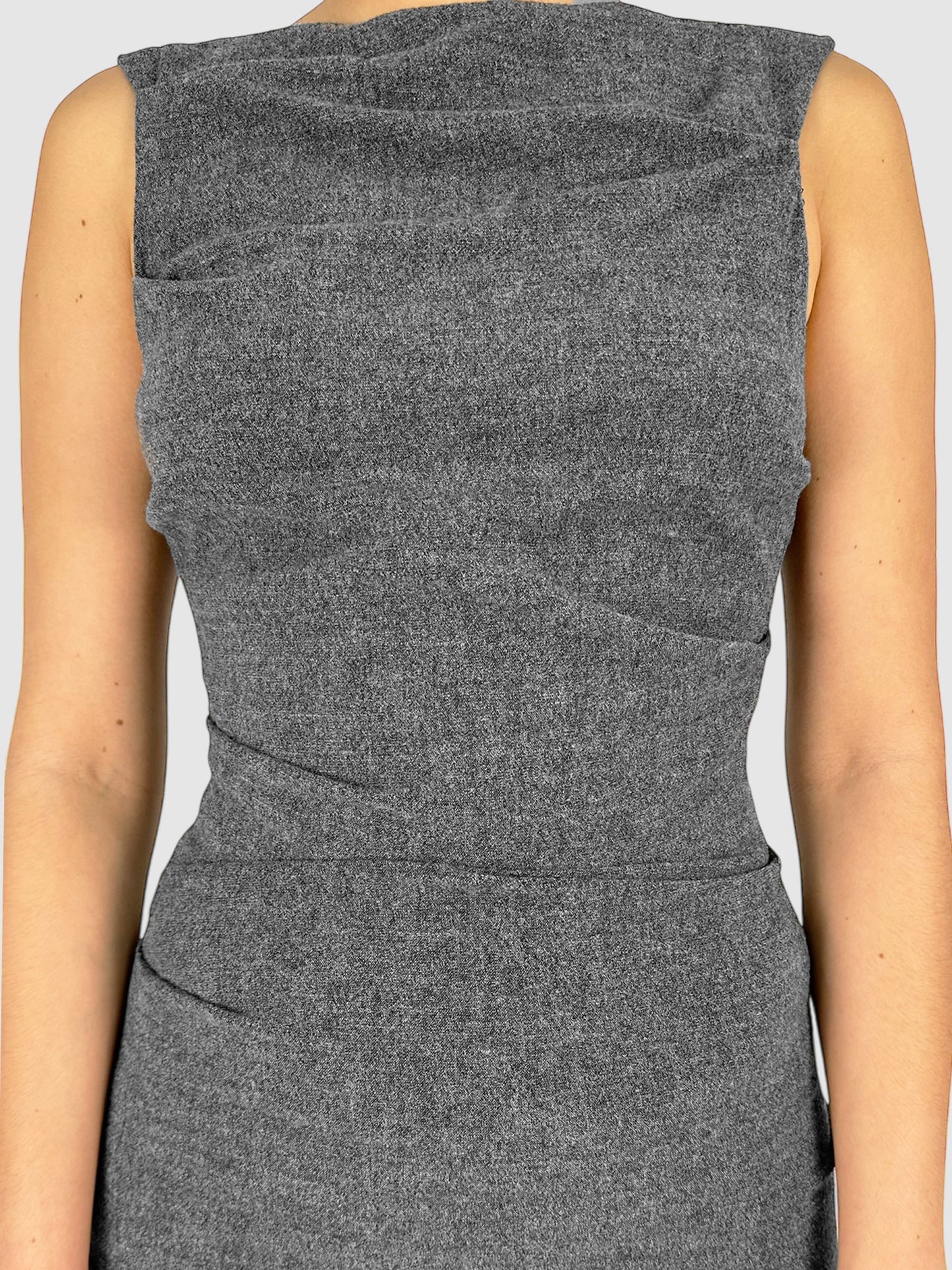 Sleeveless Midi Dress - Size 6