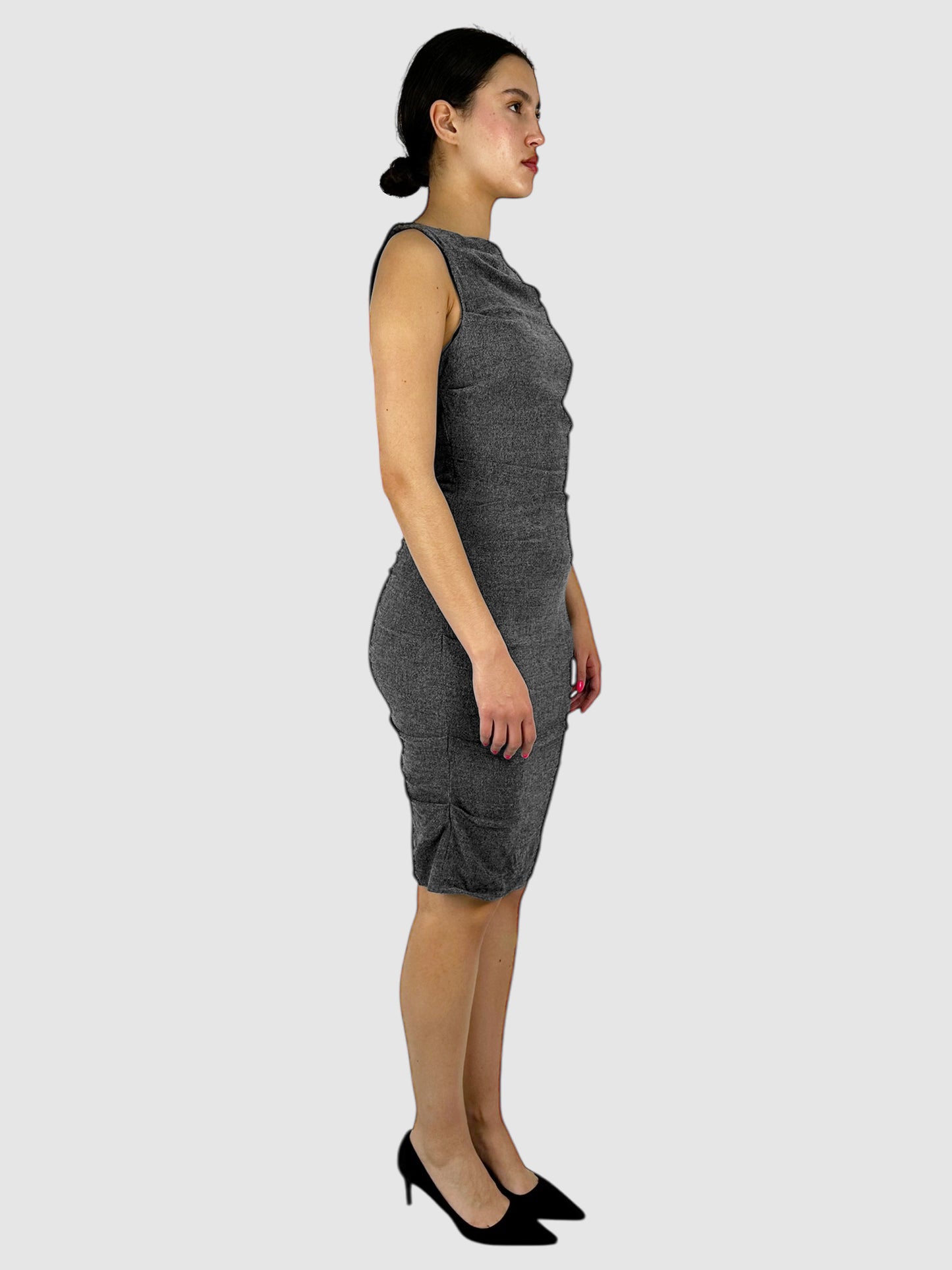 Sleeveless Midi Dress - Size 6
