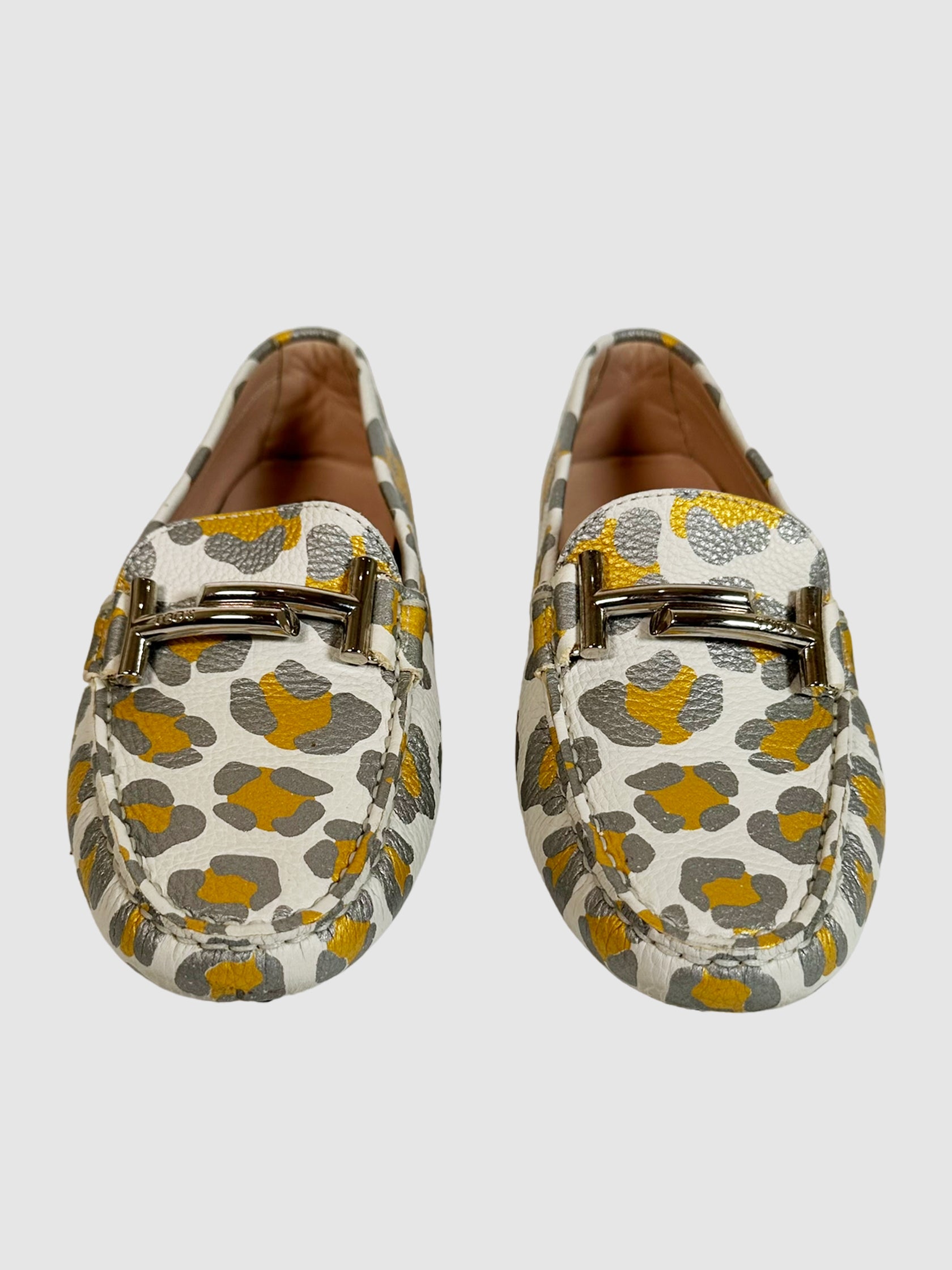 Tod's Animal Print Loafers - Size 36