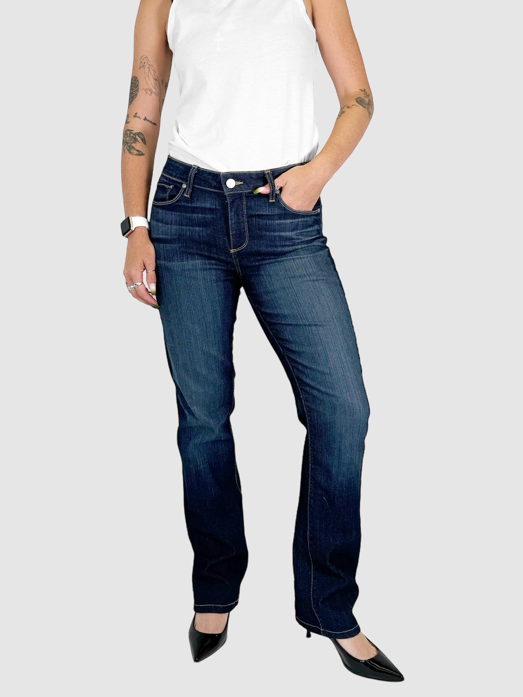 Paige Skyline Straight Leg Jean Size 31 – Second Nature Boutique