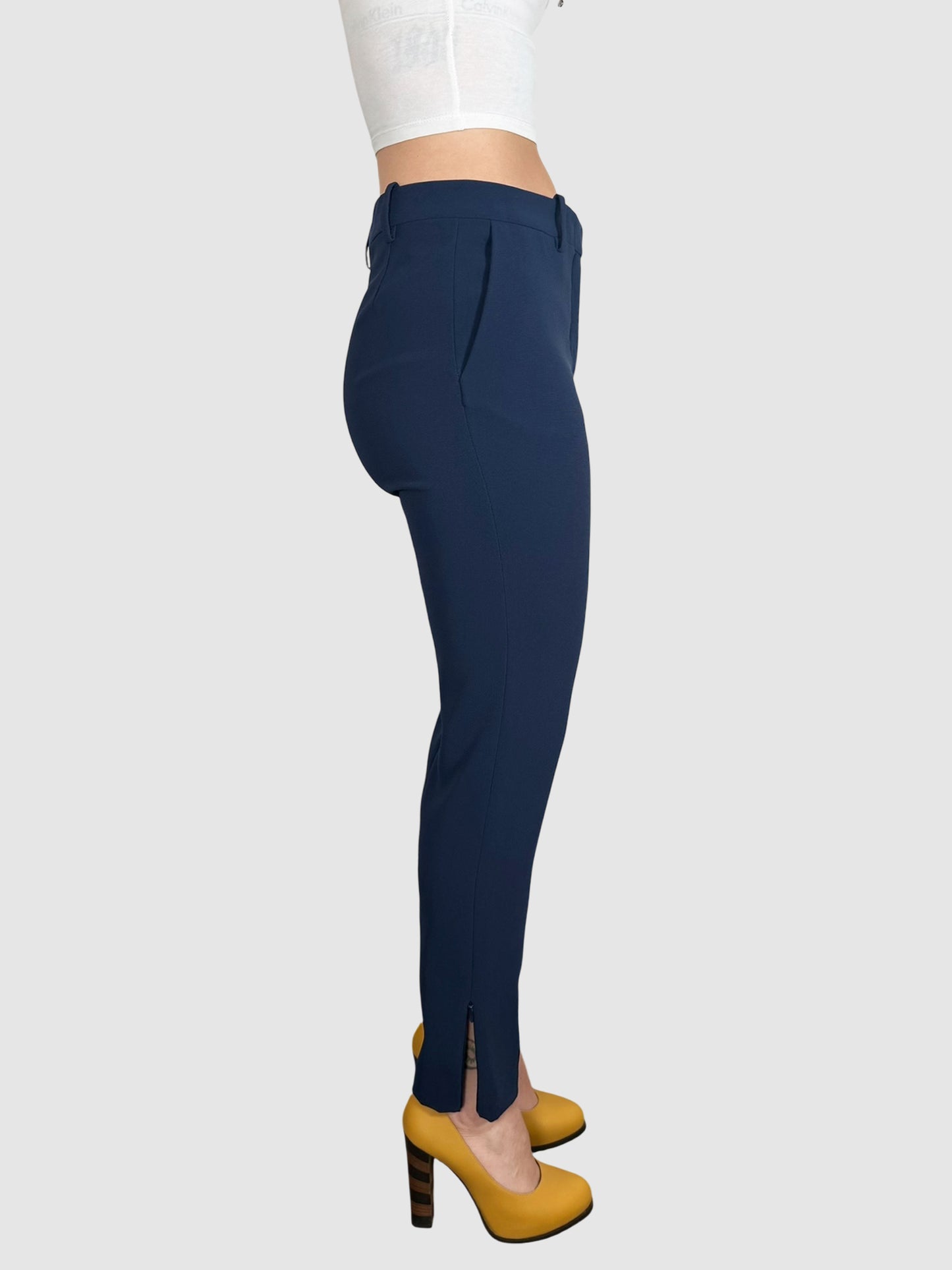 High Rise Slim Pants