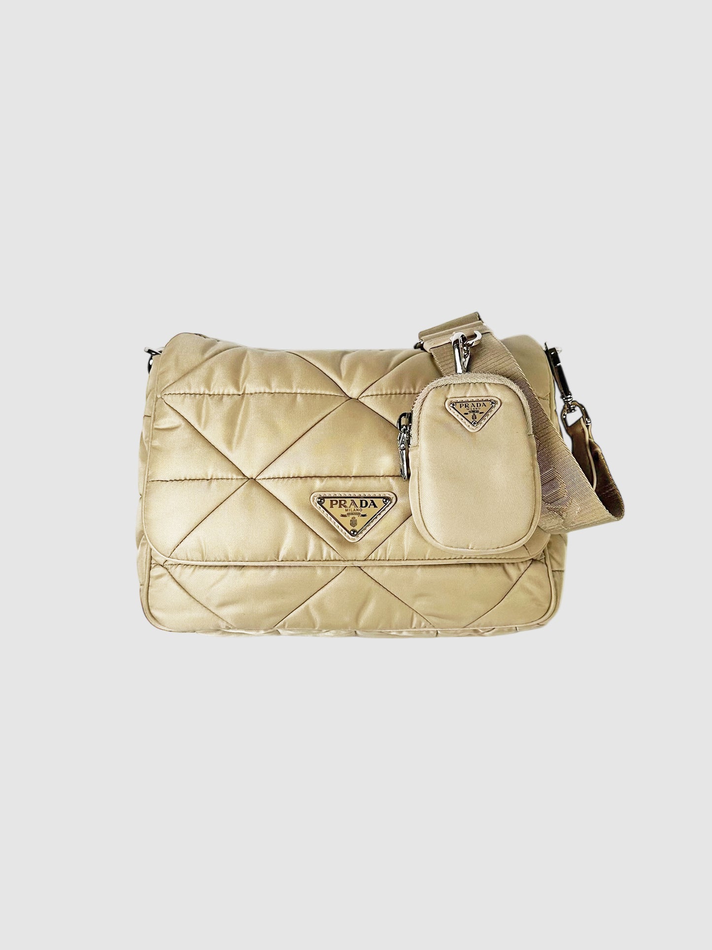 Re-Nylon Padded Shoulder Bag