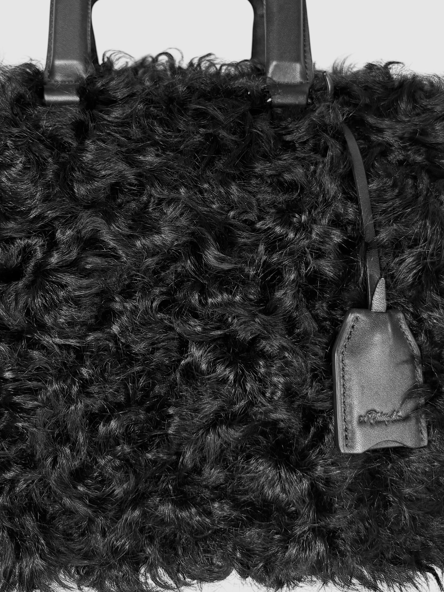 Shearling Handle Bag