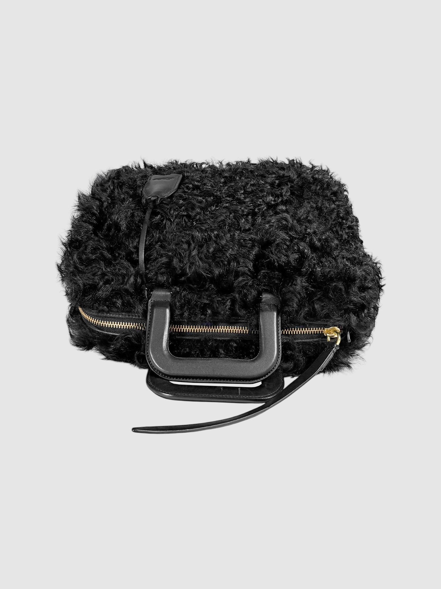 Shearling Handle Bag