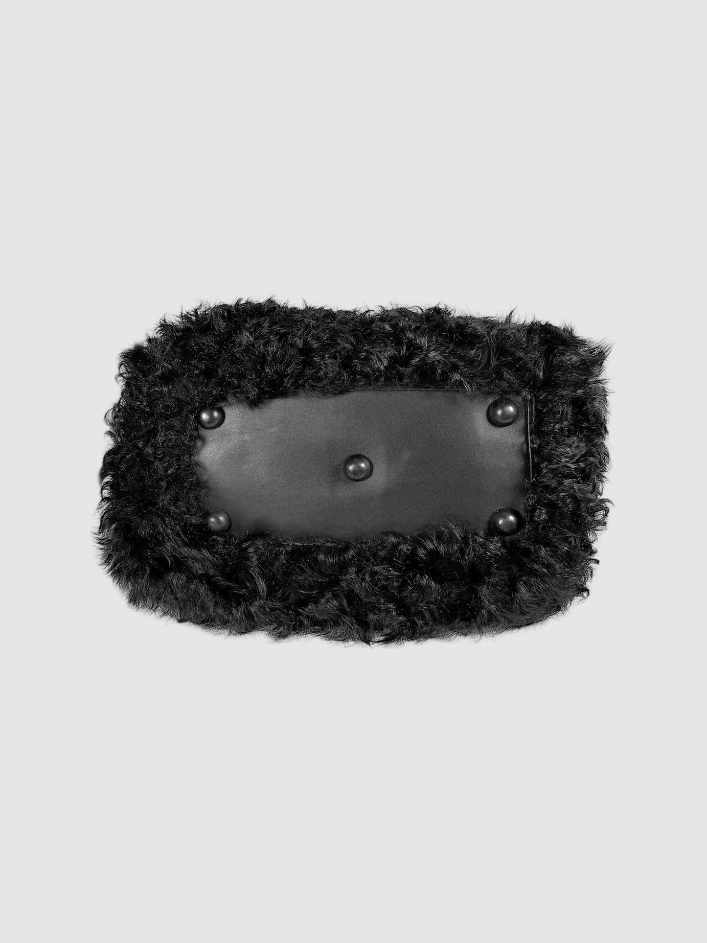 Shearling Handle Bag