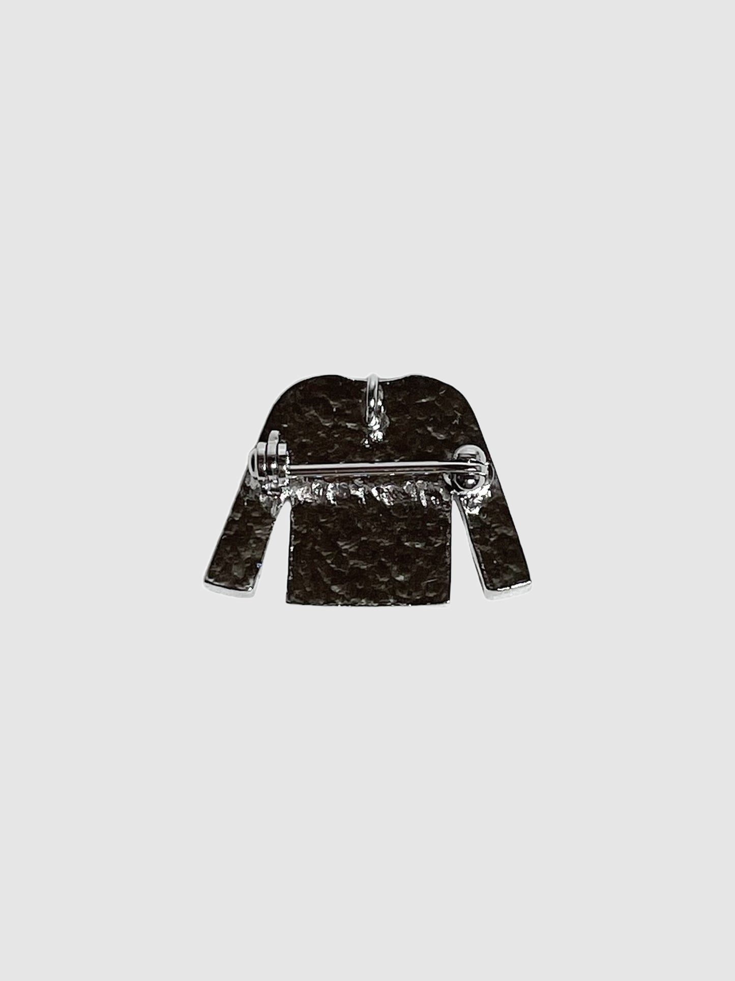 Retro Sterling Silver Jacket Pin