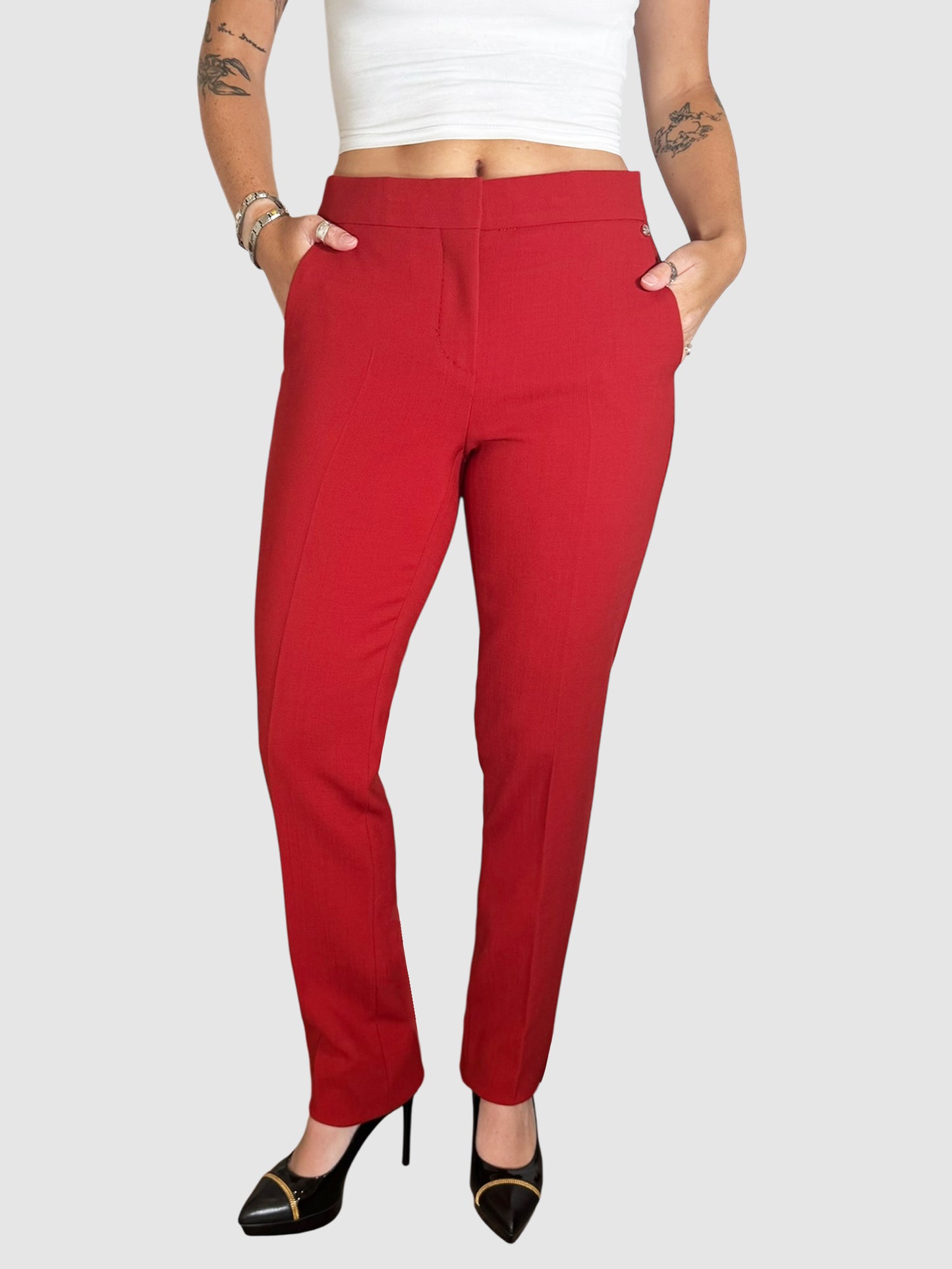 Pleated Wool Pants