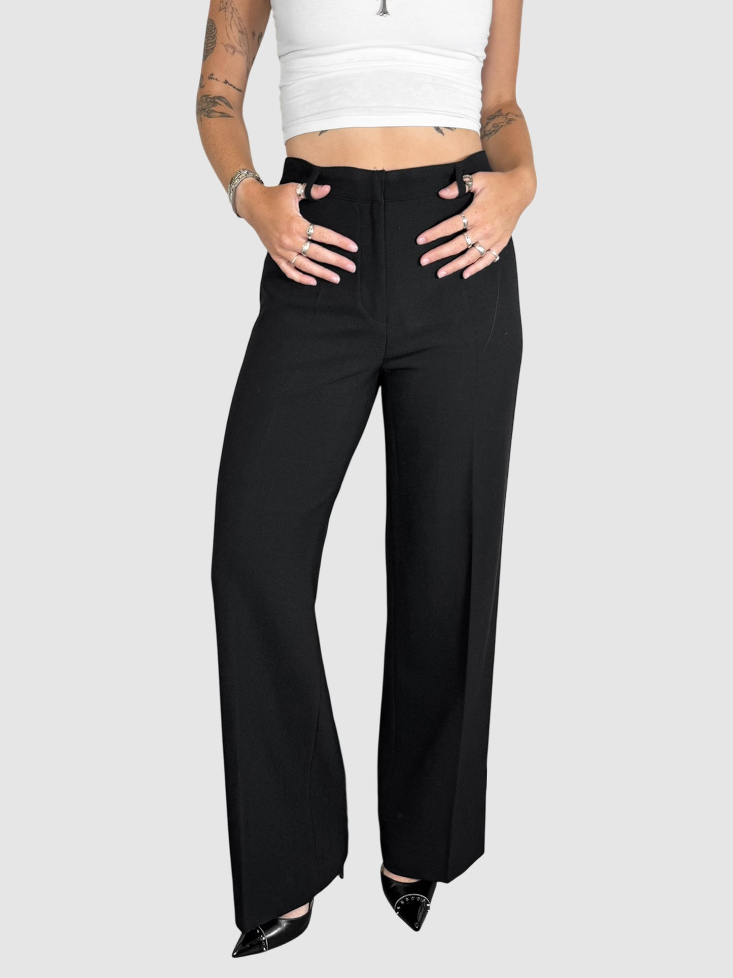 Pleated Wool Pants