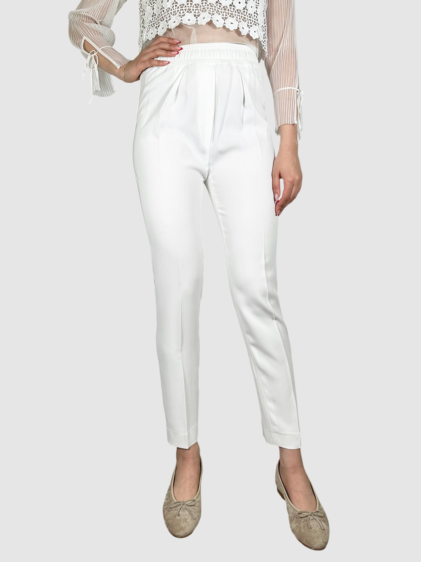Pleated Slim Pants