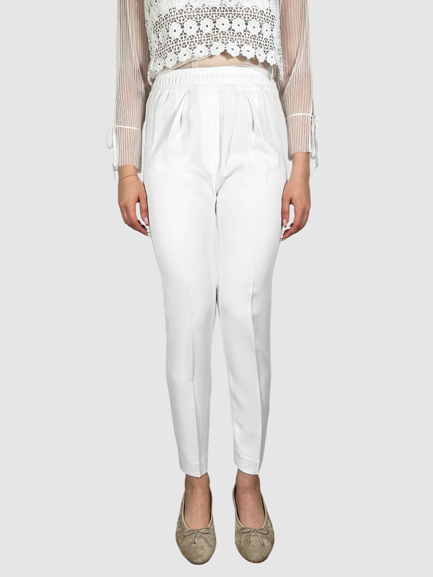 Pleated Slim Pants