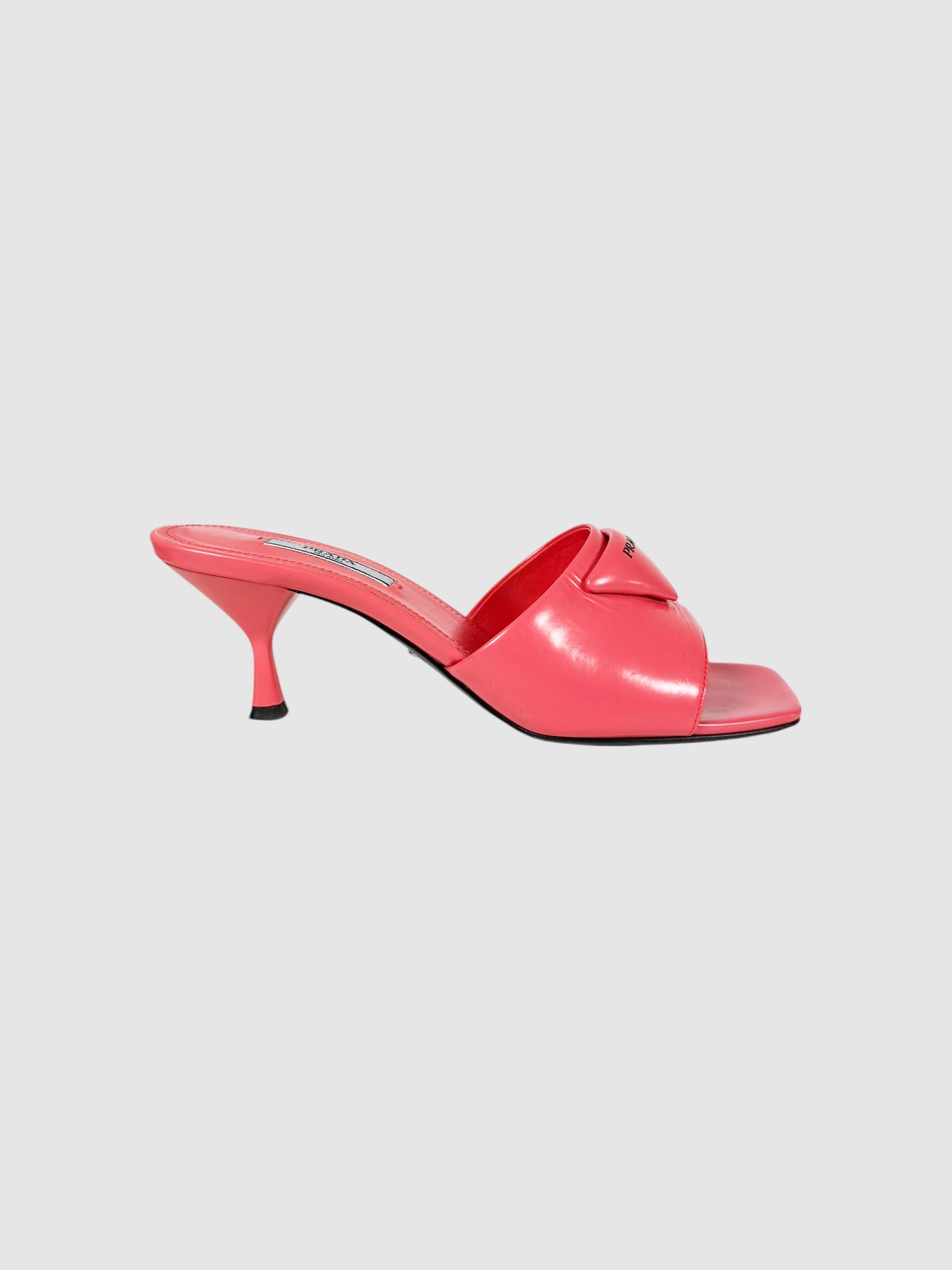 Logo Leather Mules