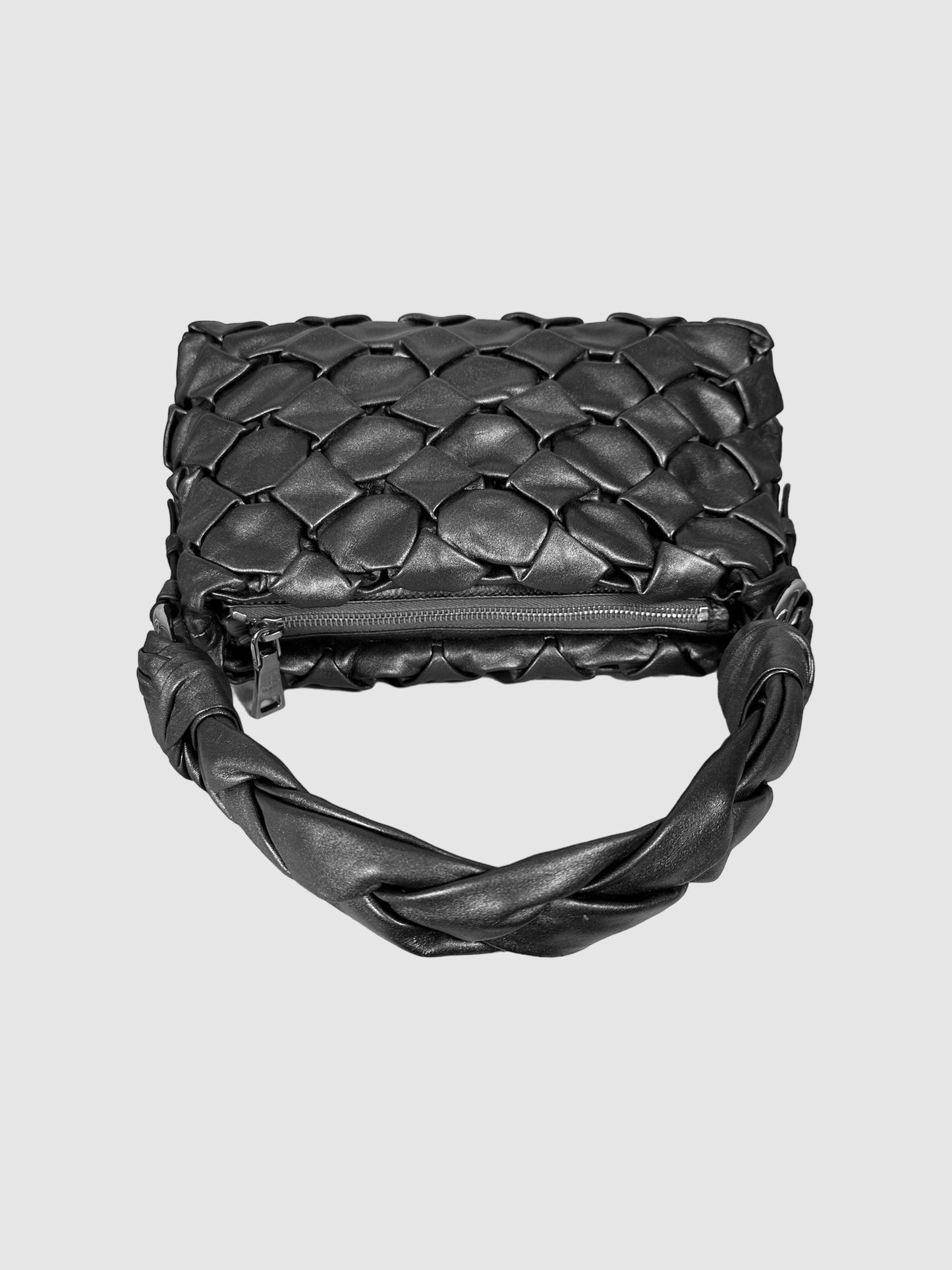 Woven Nappa B Shoulder Bag
