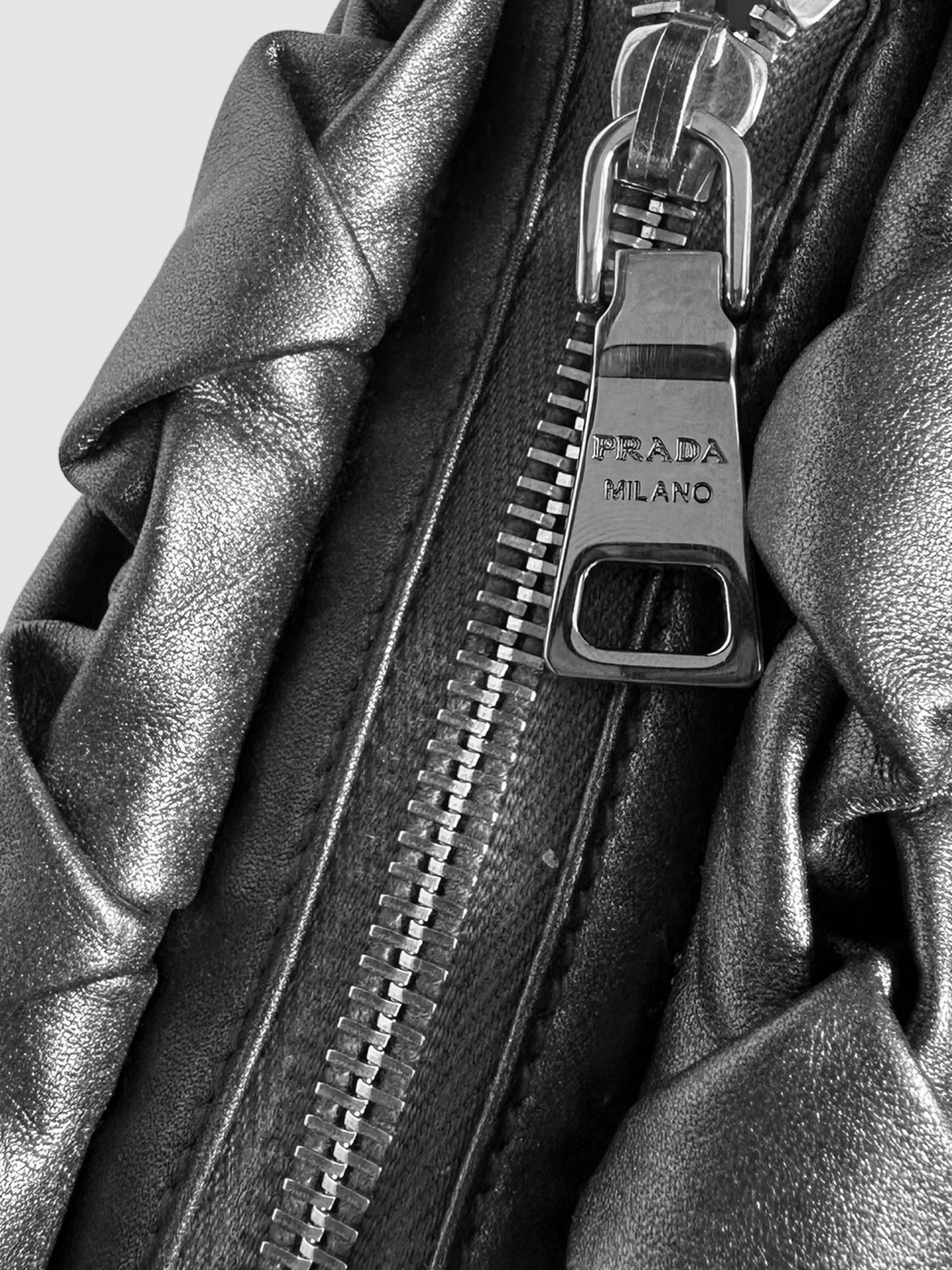 Woven Nappa B Shoulder Bag