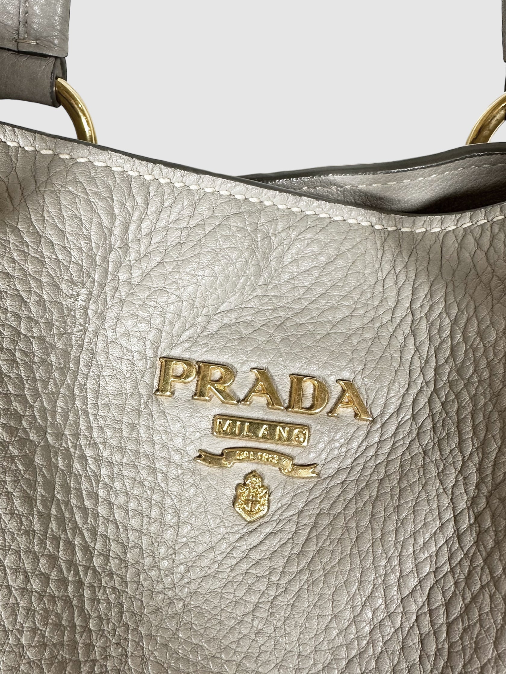 Vitello Daino Side Zip Tote Bag