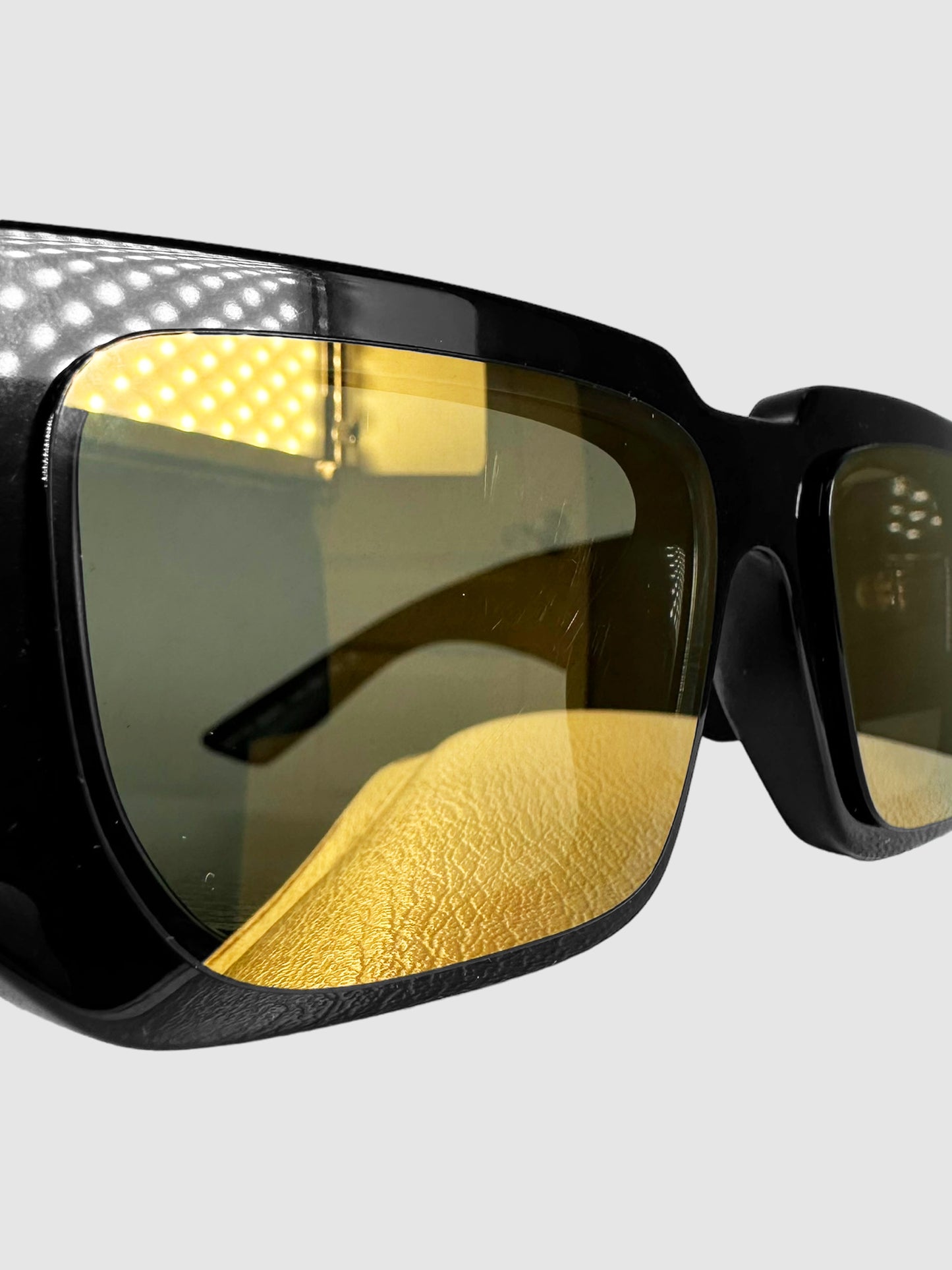 Rectangle Reflective Sunglasses