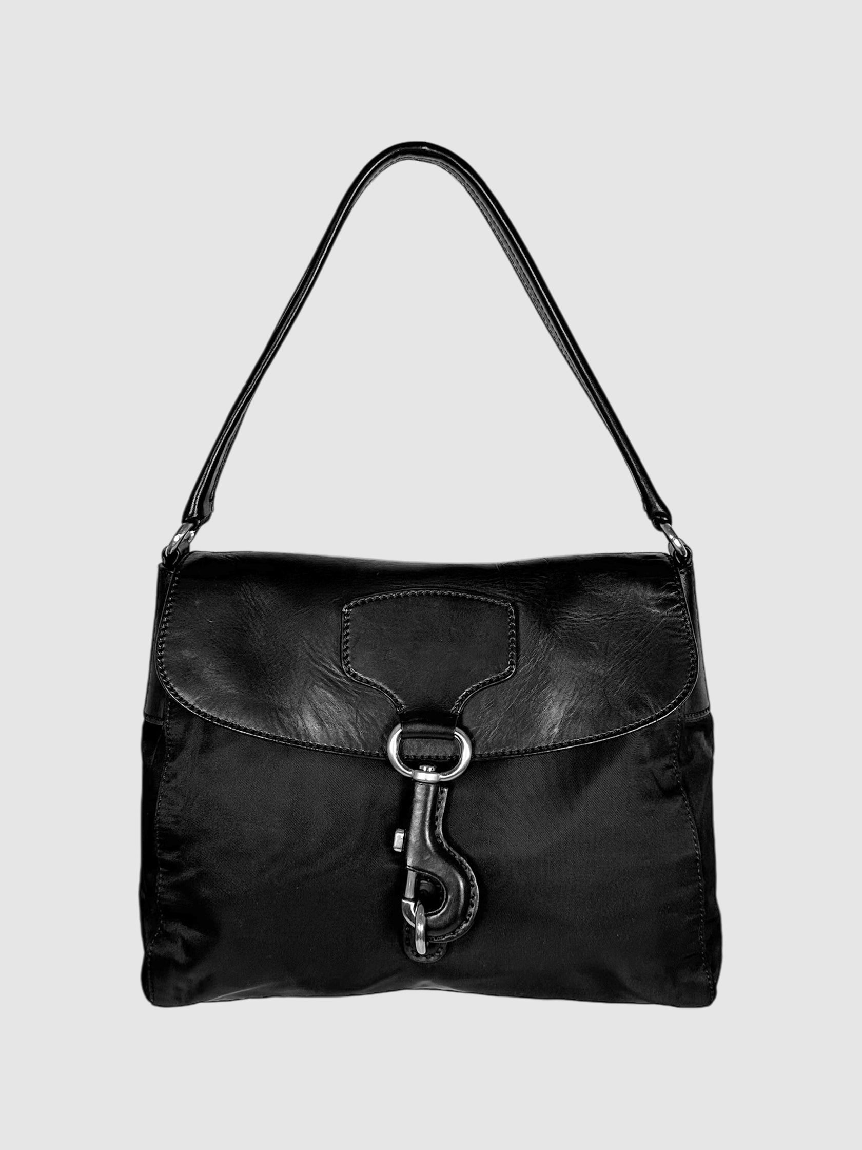 Tessuto Clasp Shoulder Bag