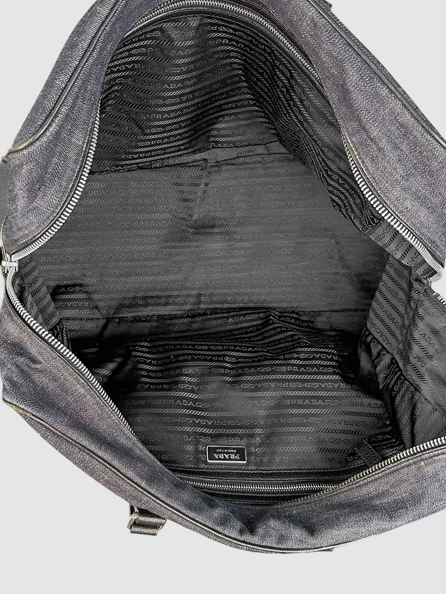 Denim Duffle Bag