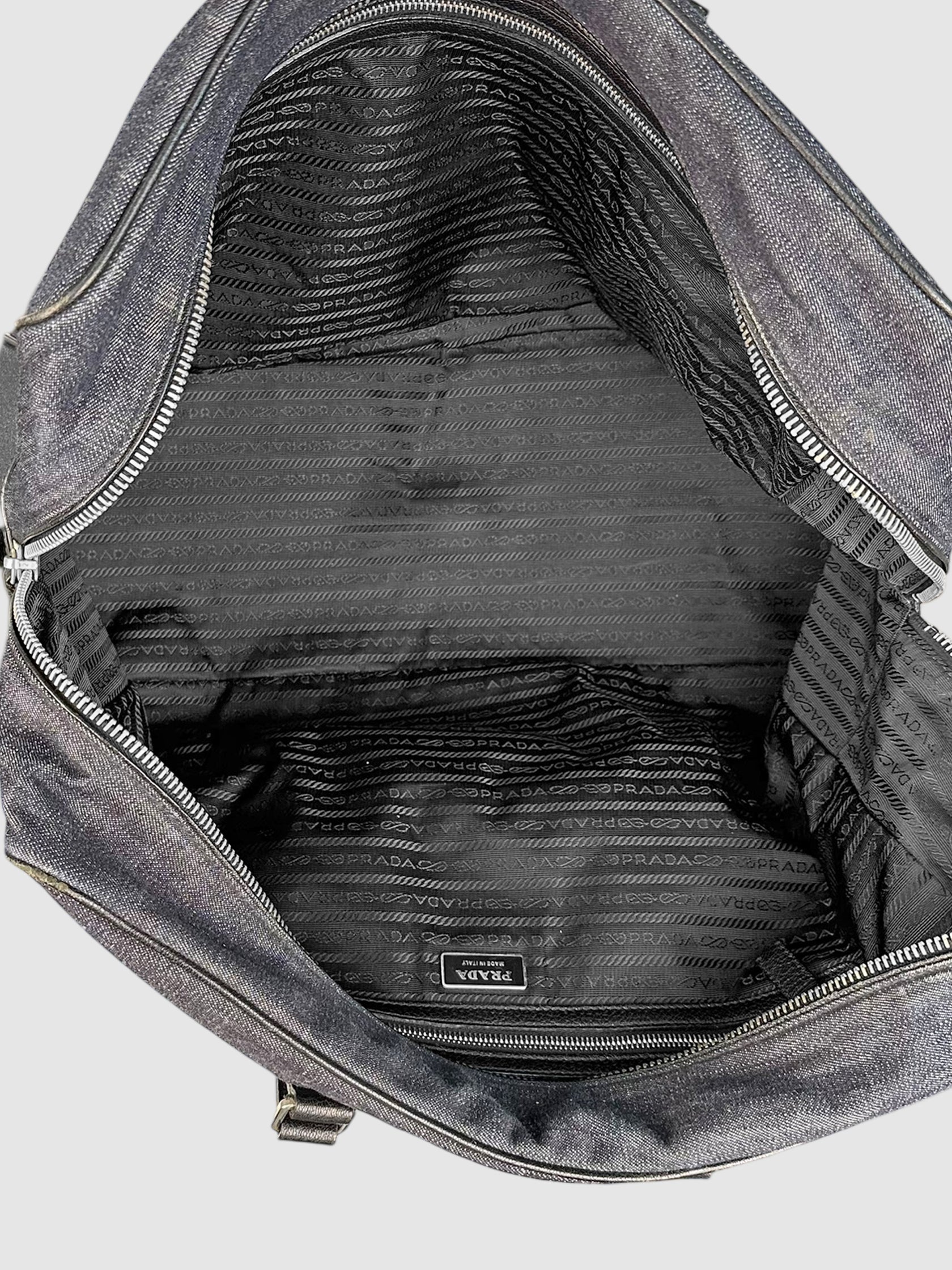 Denim Duffle Bag