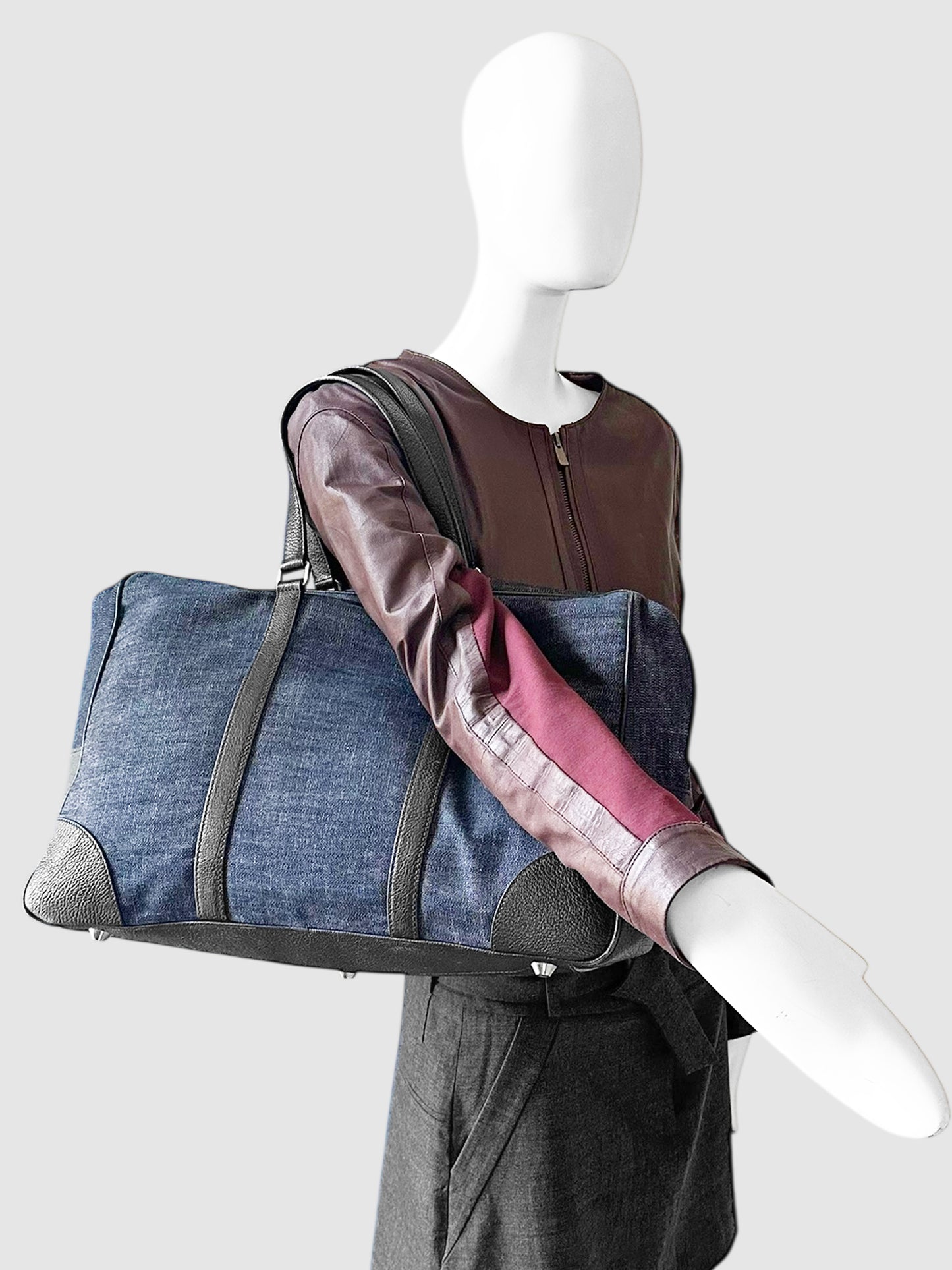 Denim Duffle Bag