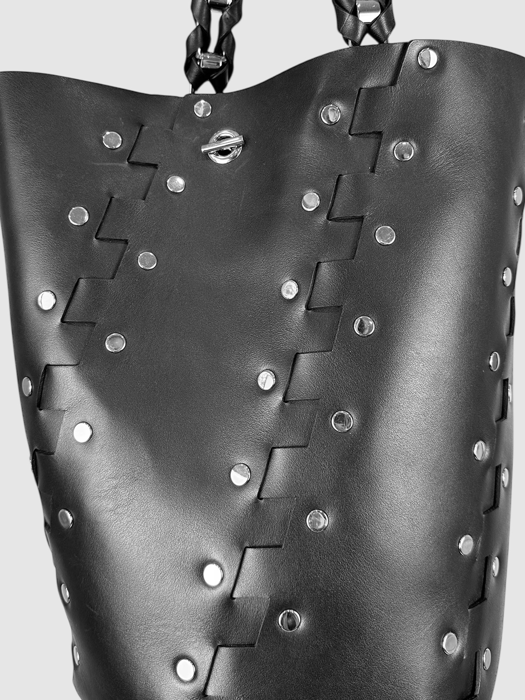 Studded Hex Bag