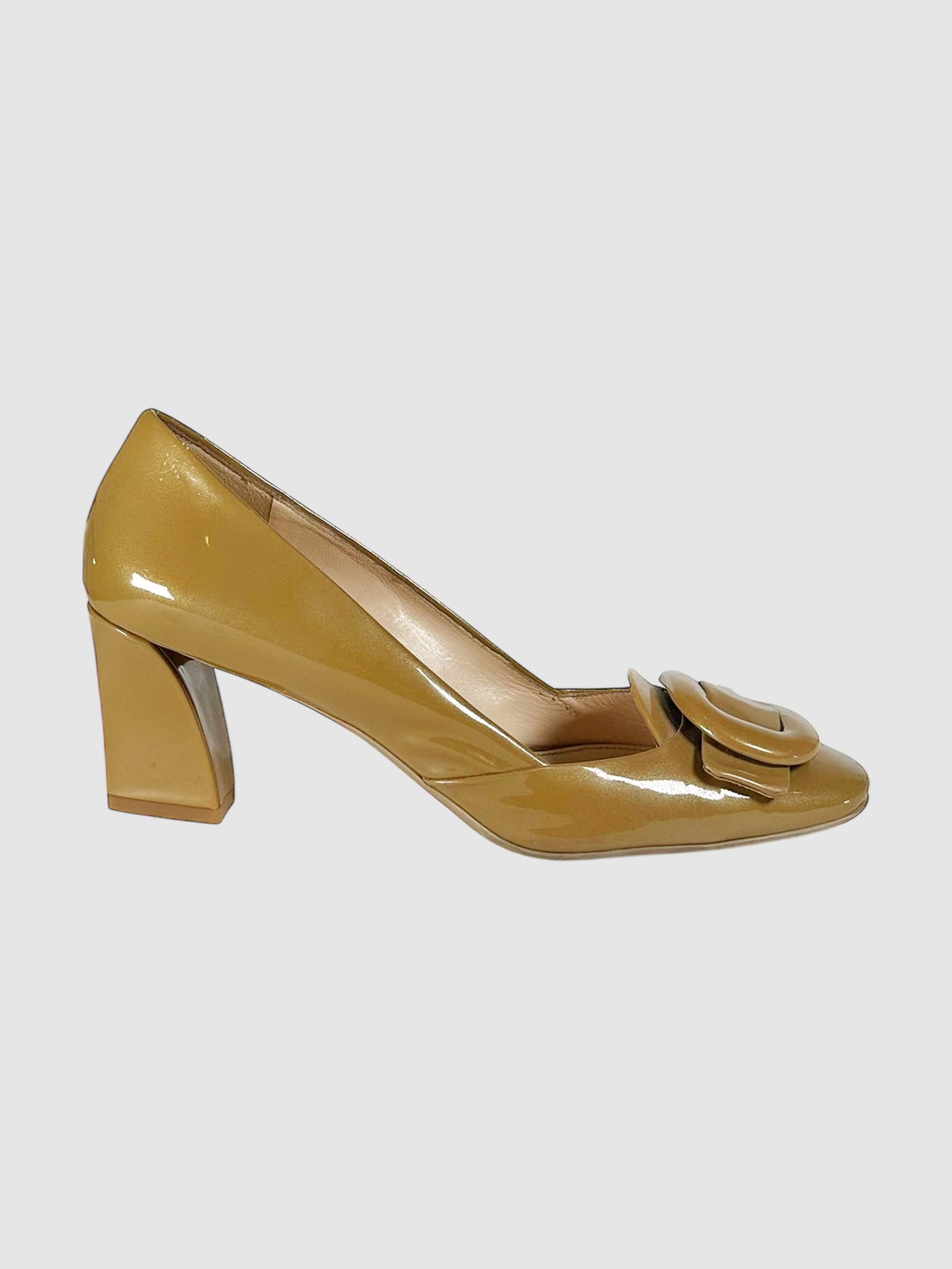 Patent Buckle Pumps