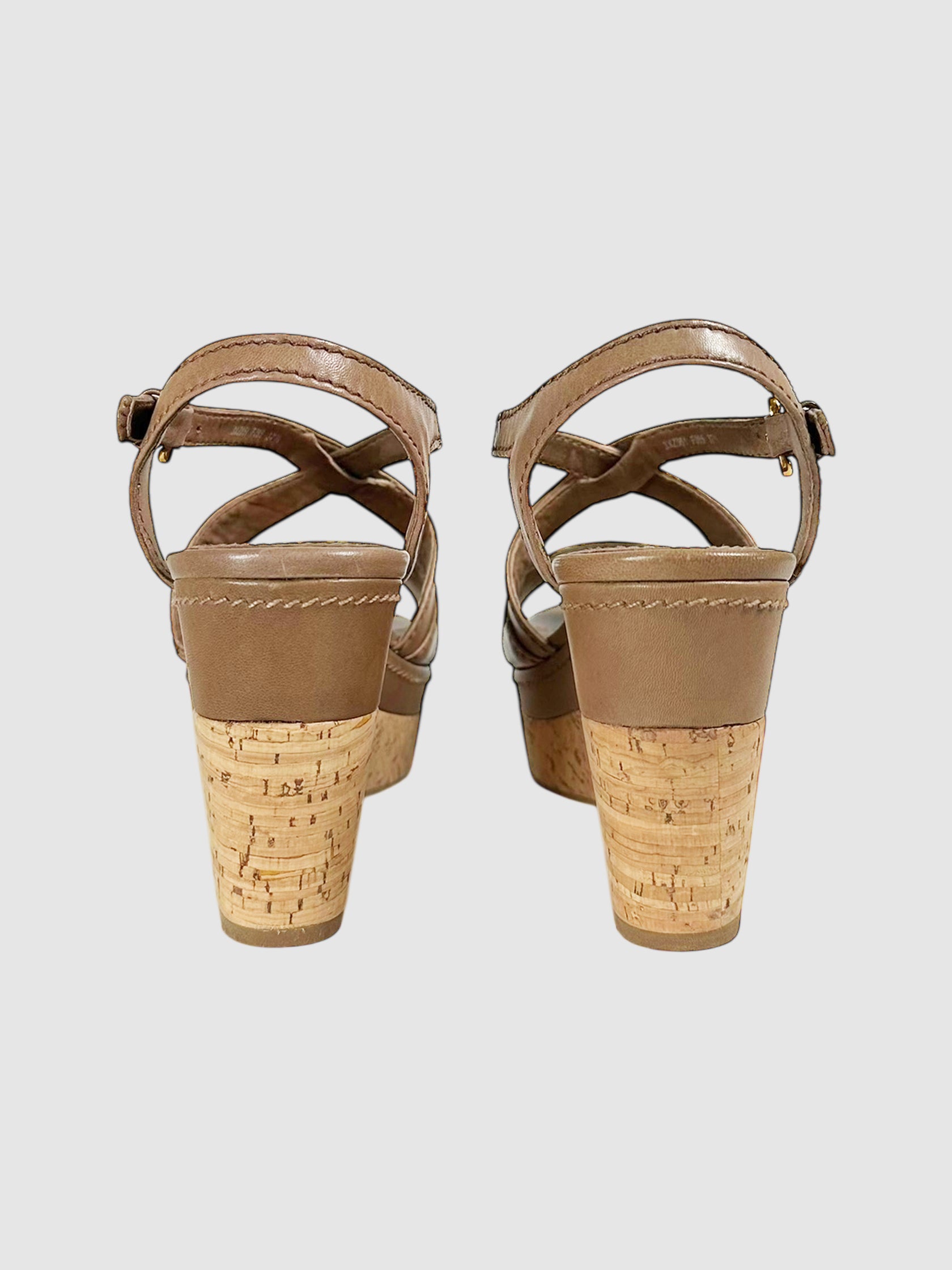 Strappy Leather Wedges