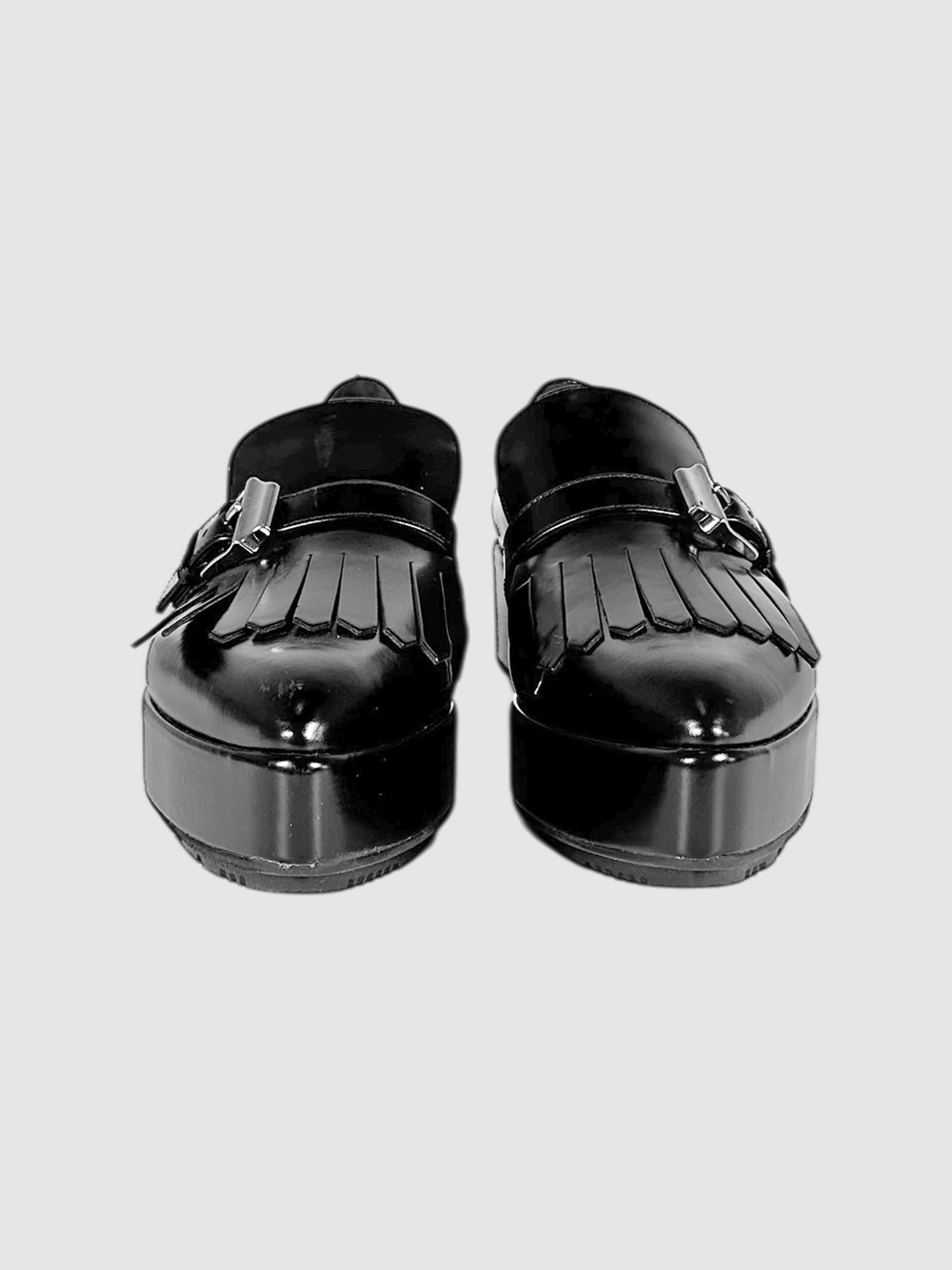 Spazzolato Platform Oxford Shoes