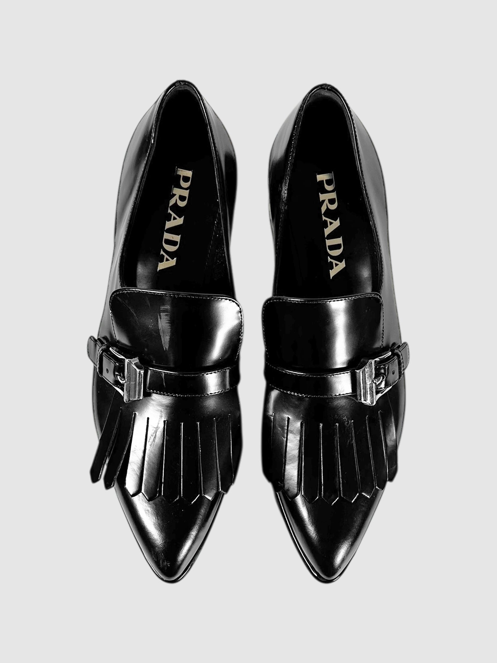 Spazzolato Platform Oxford Shoes