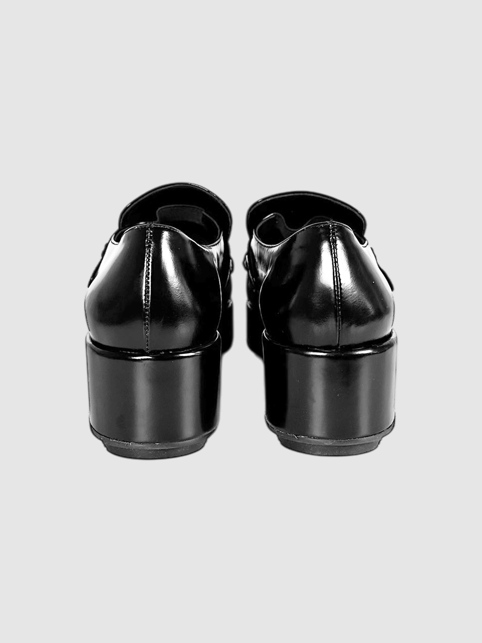 Spazzolato Platform Oxford Shoes