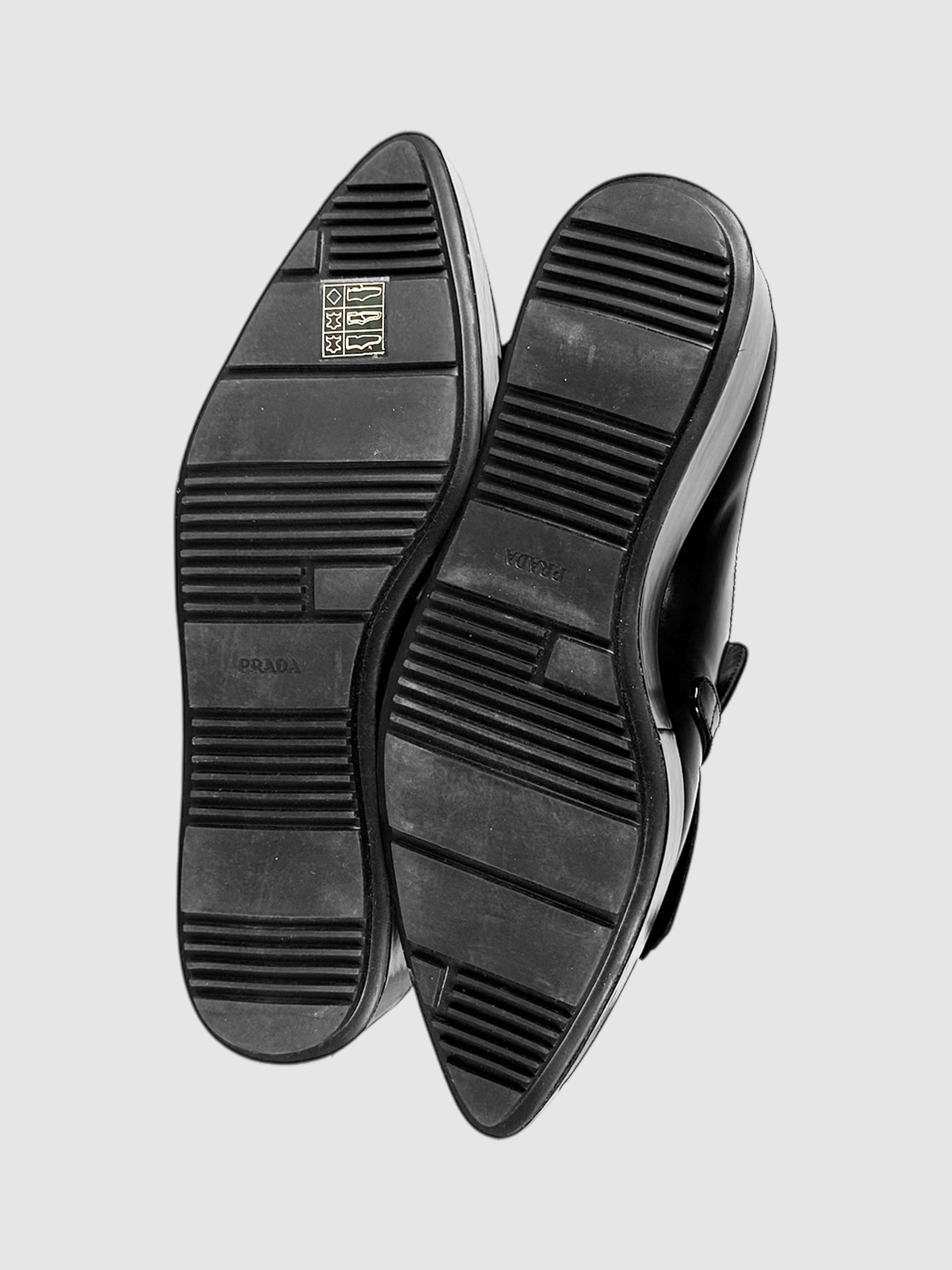 Spazzolato Platform Oxford Shoes