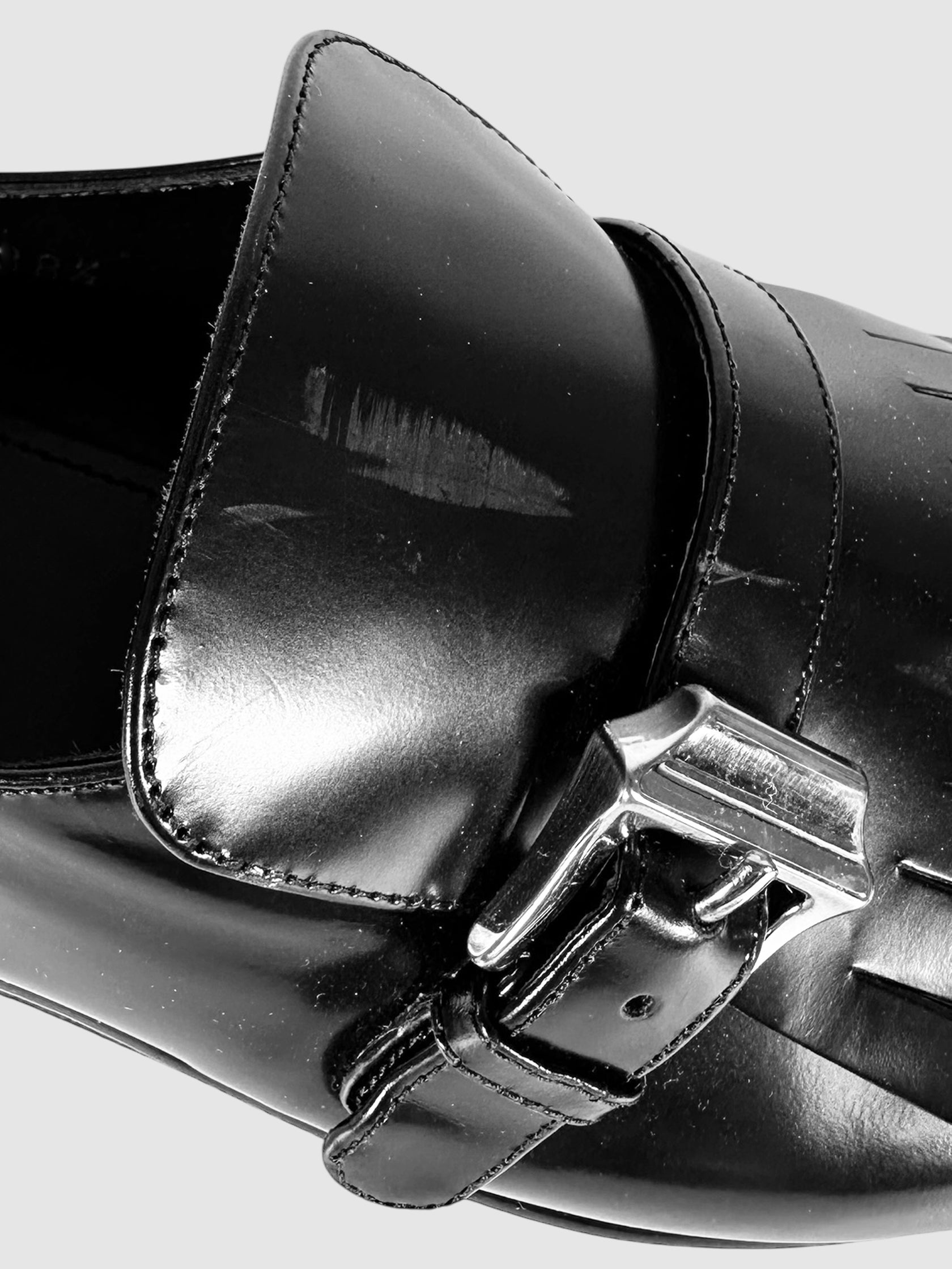 Spazzolato Platform Oxford Shoes