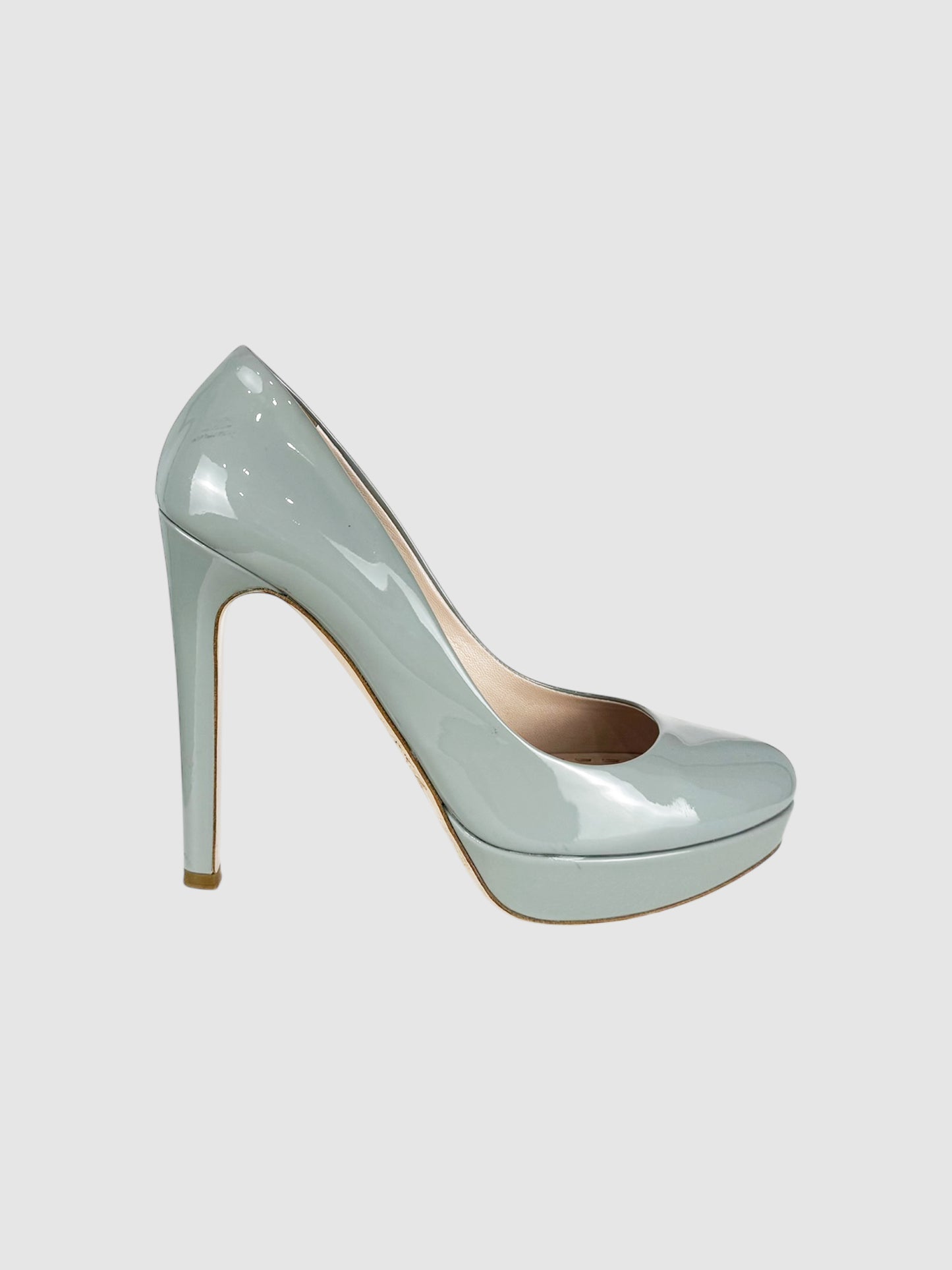 Leather Platform Pumps