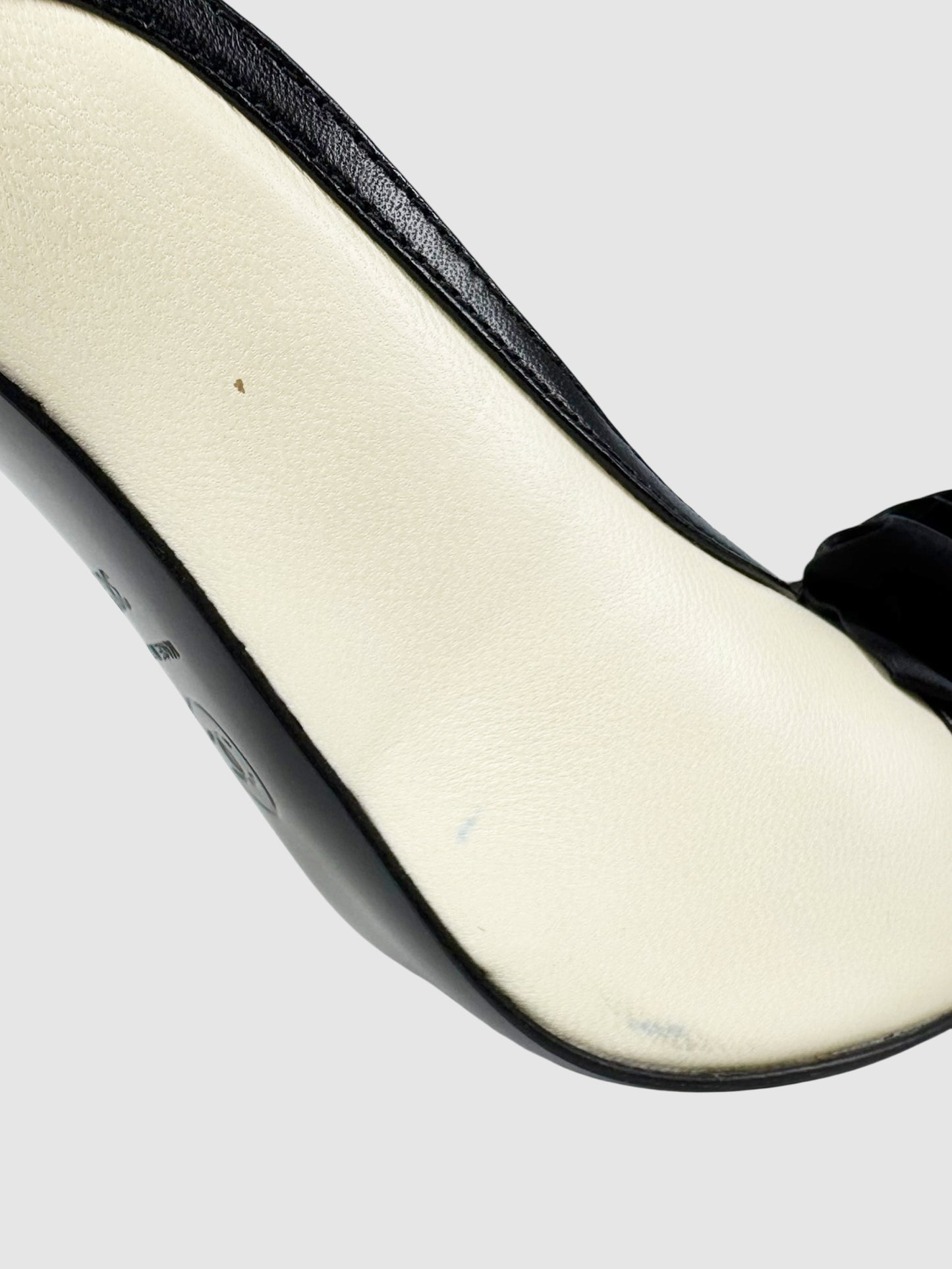 Two-Tone Leather Pumps