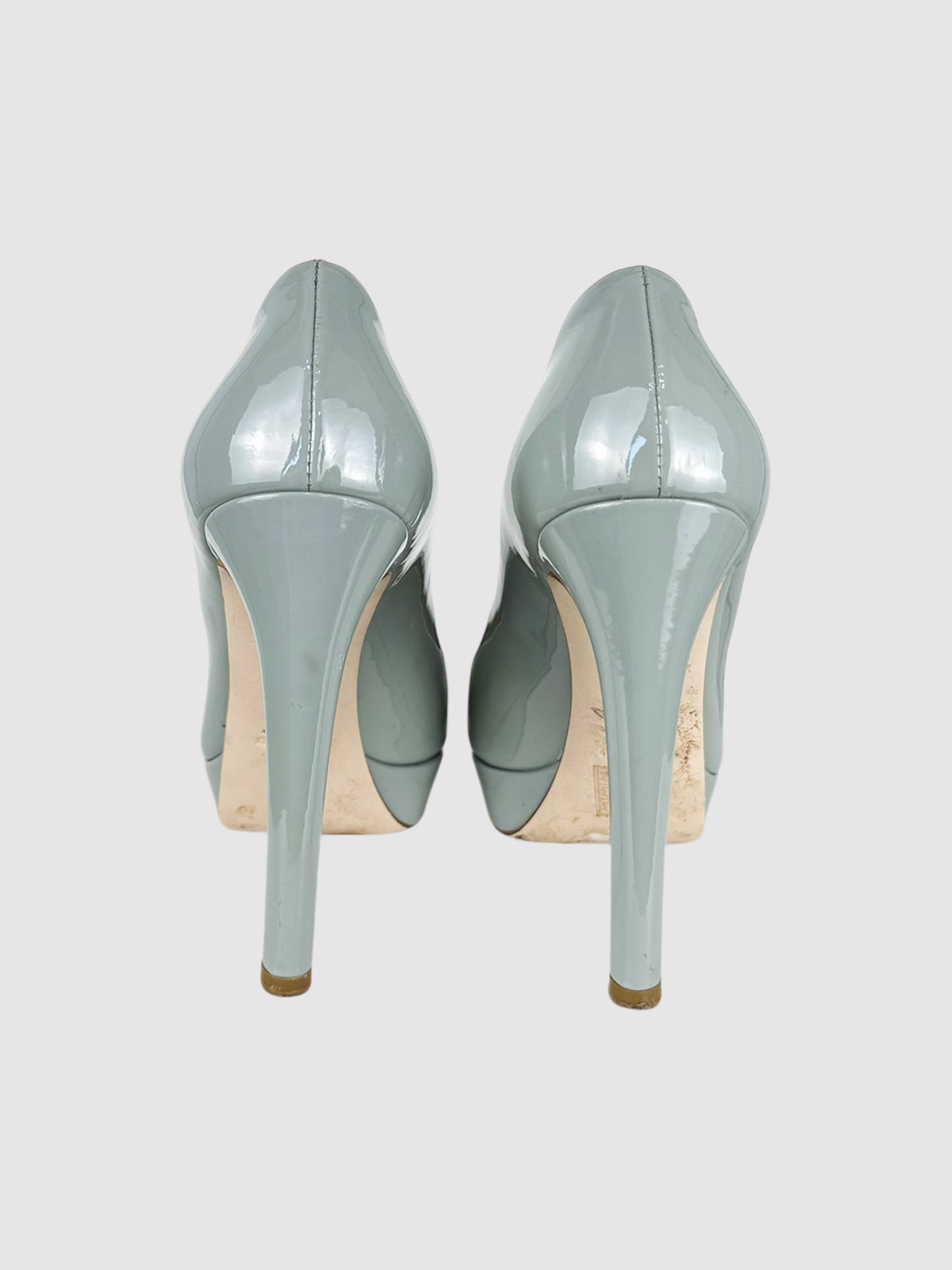 Leather Platform Pumps