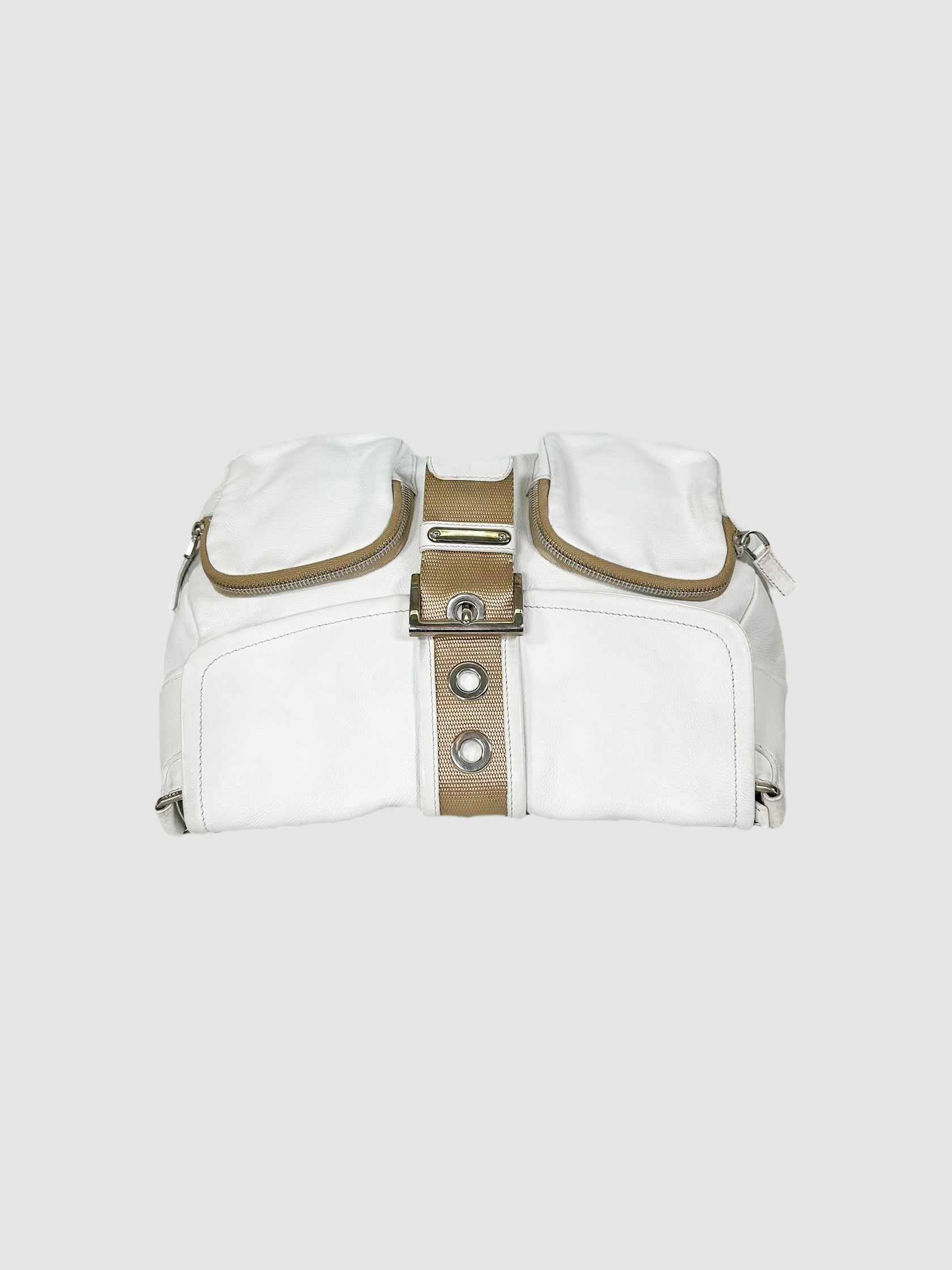 Vintage Buckle Flap Cargo Bag