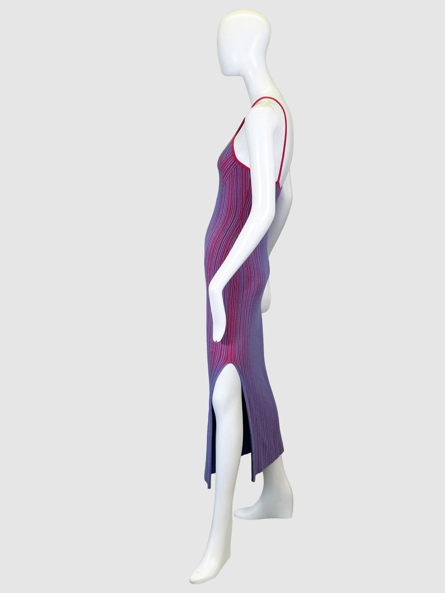 Anna Quan Strappy Ribbed Dress - Size 8