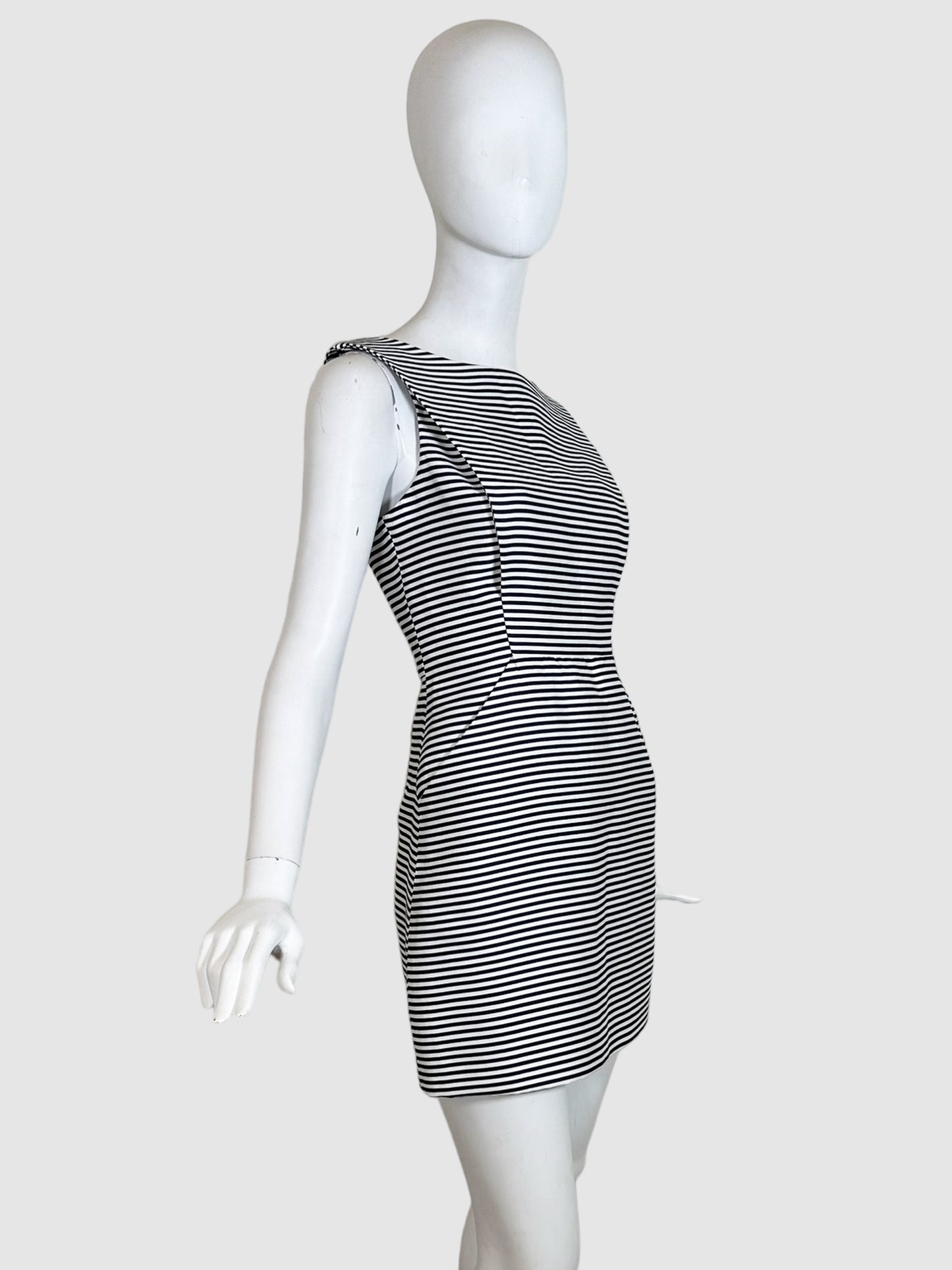 Armani Exchange Striped Sleeveless Mini Dress - Size 0