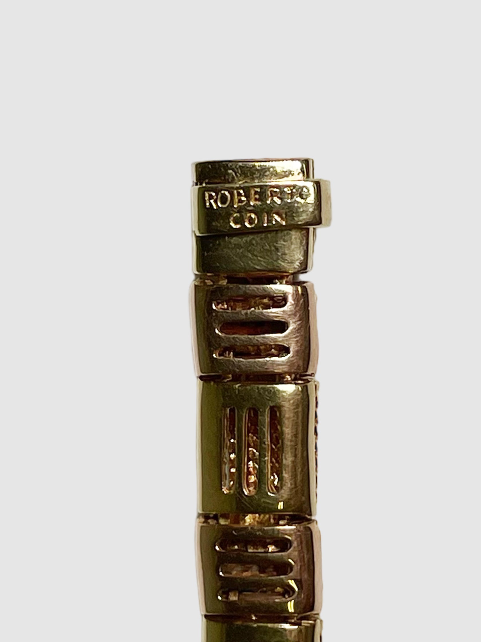18K Gold Narrow Woven Bracelet