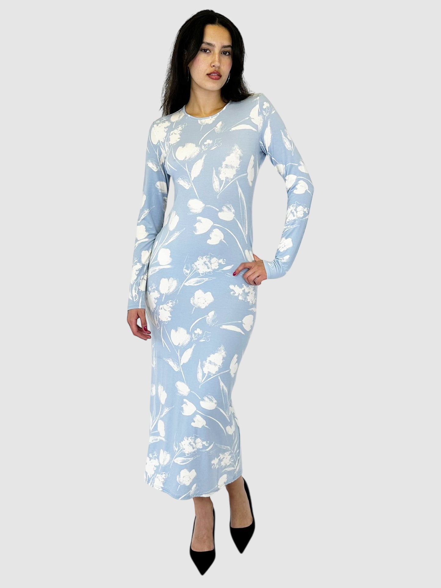 Floral Maxi Dress - Size M