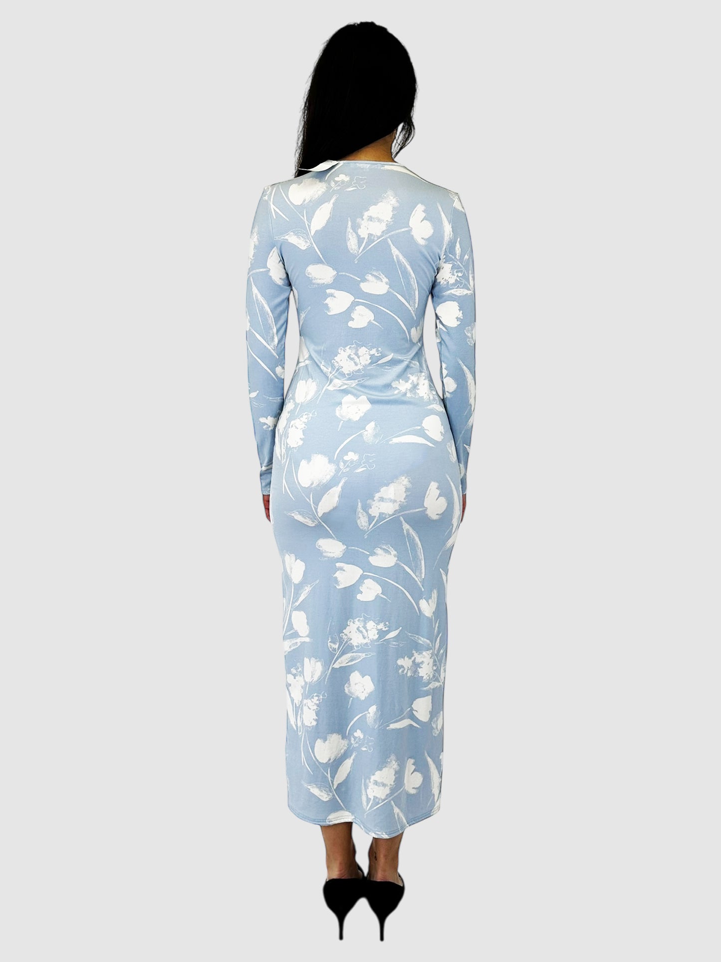 Floral Maxi Dress - Size M