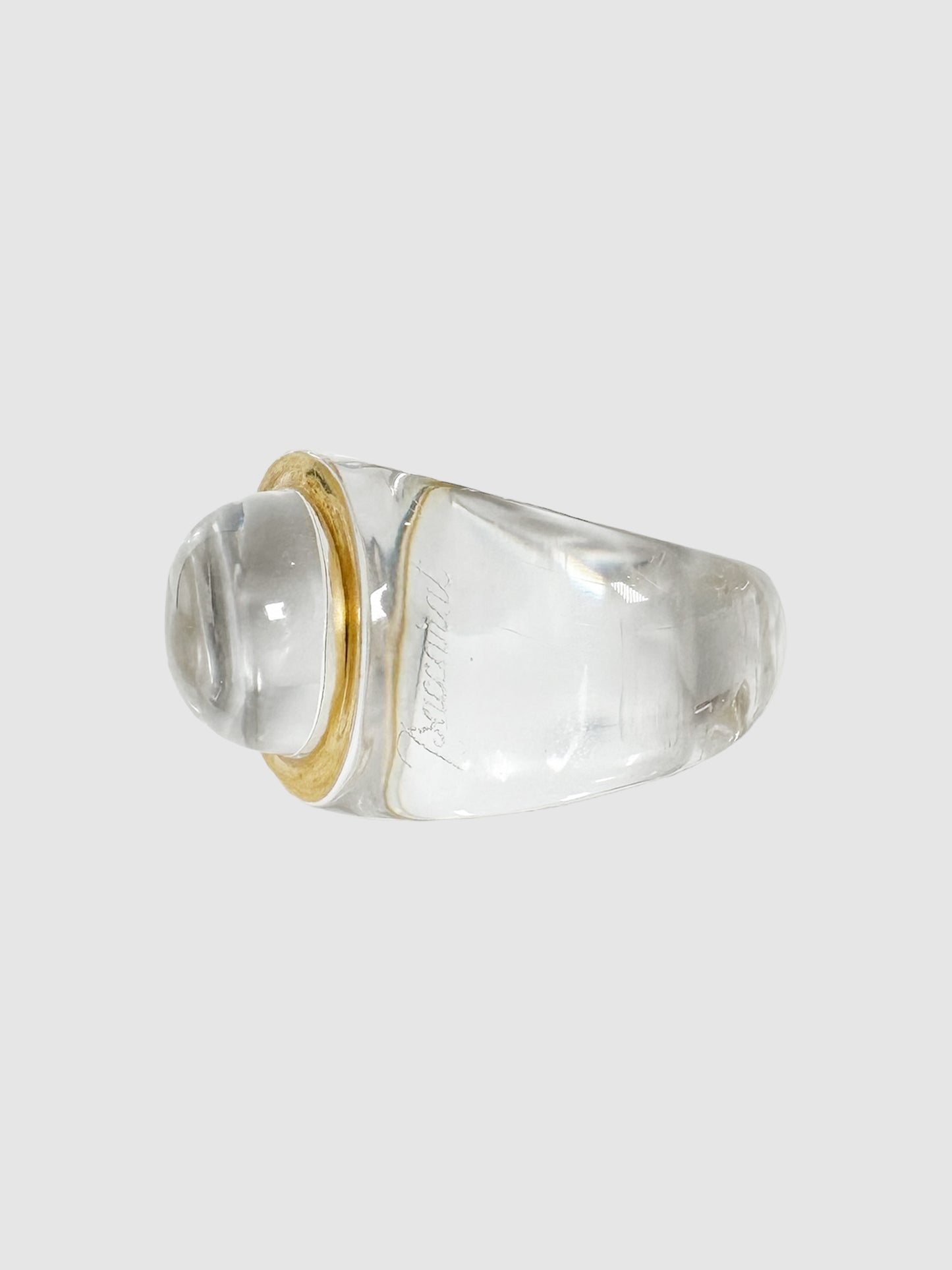 Transparent Crystal Ring