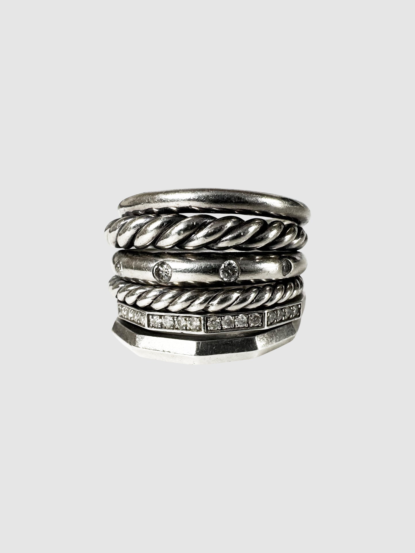 Stax Six Row Ring