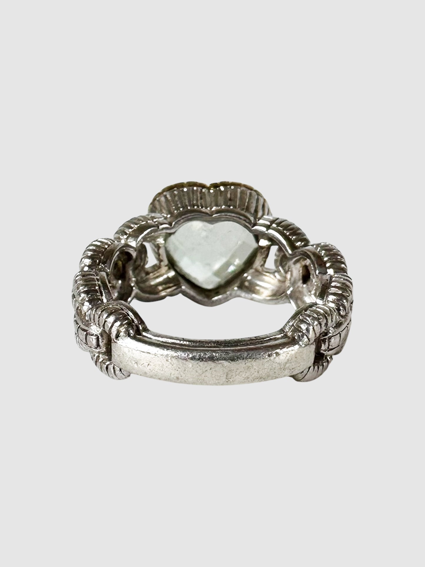 Two-Tone Heart Ring