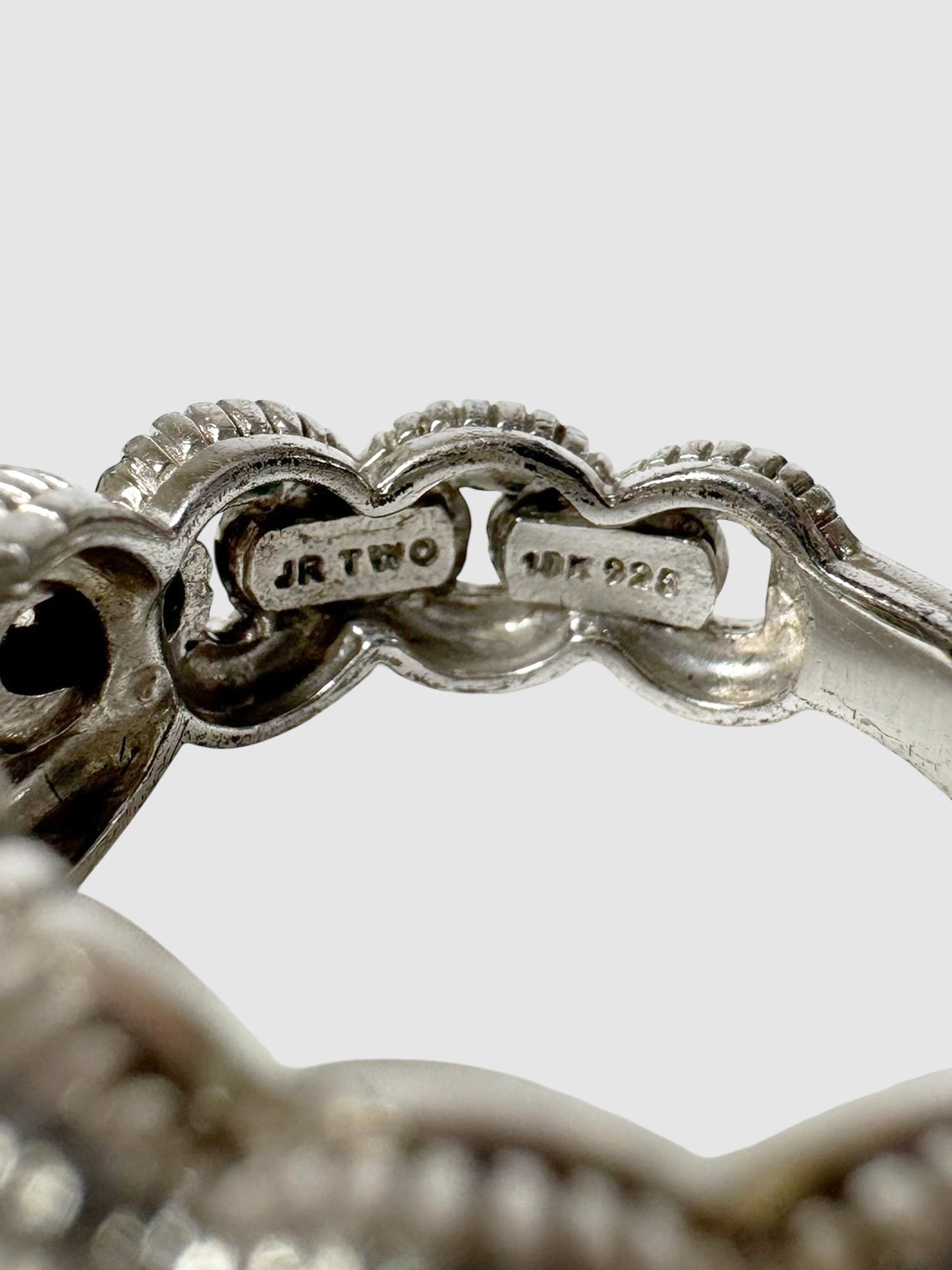 Two-Tone Heart Ring