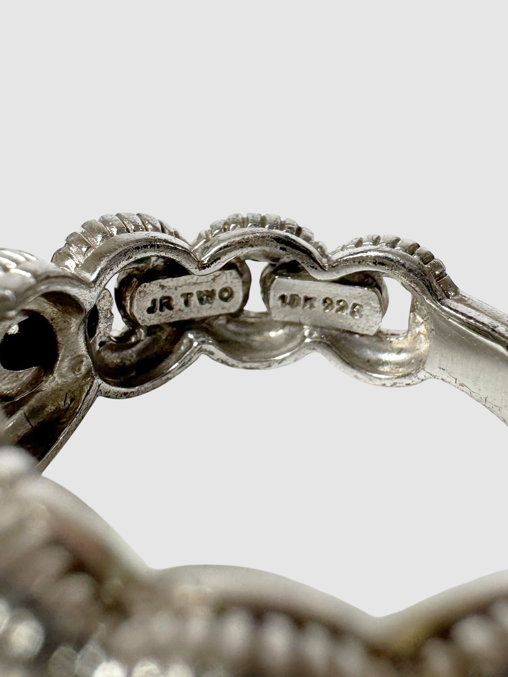 Two-Tone Heart Ring